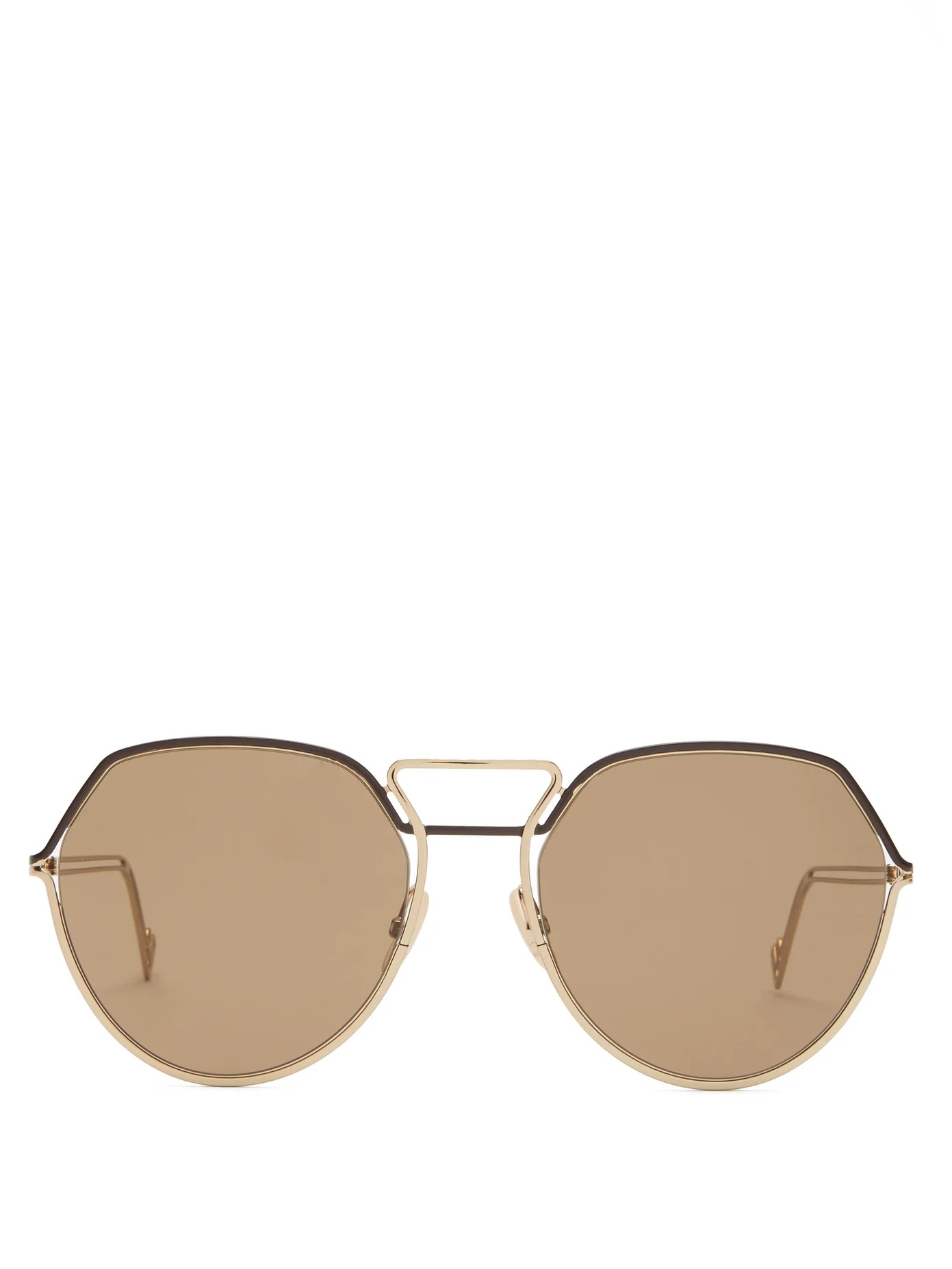 Round metal sunglasses - 1