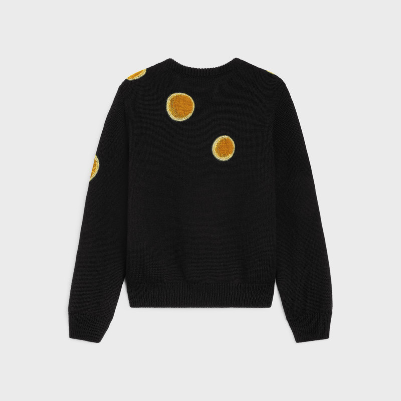 CELINE crew neck sweater in velvet wool outlook