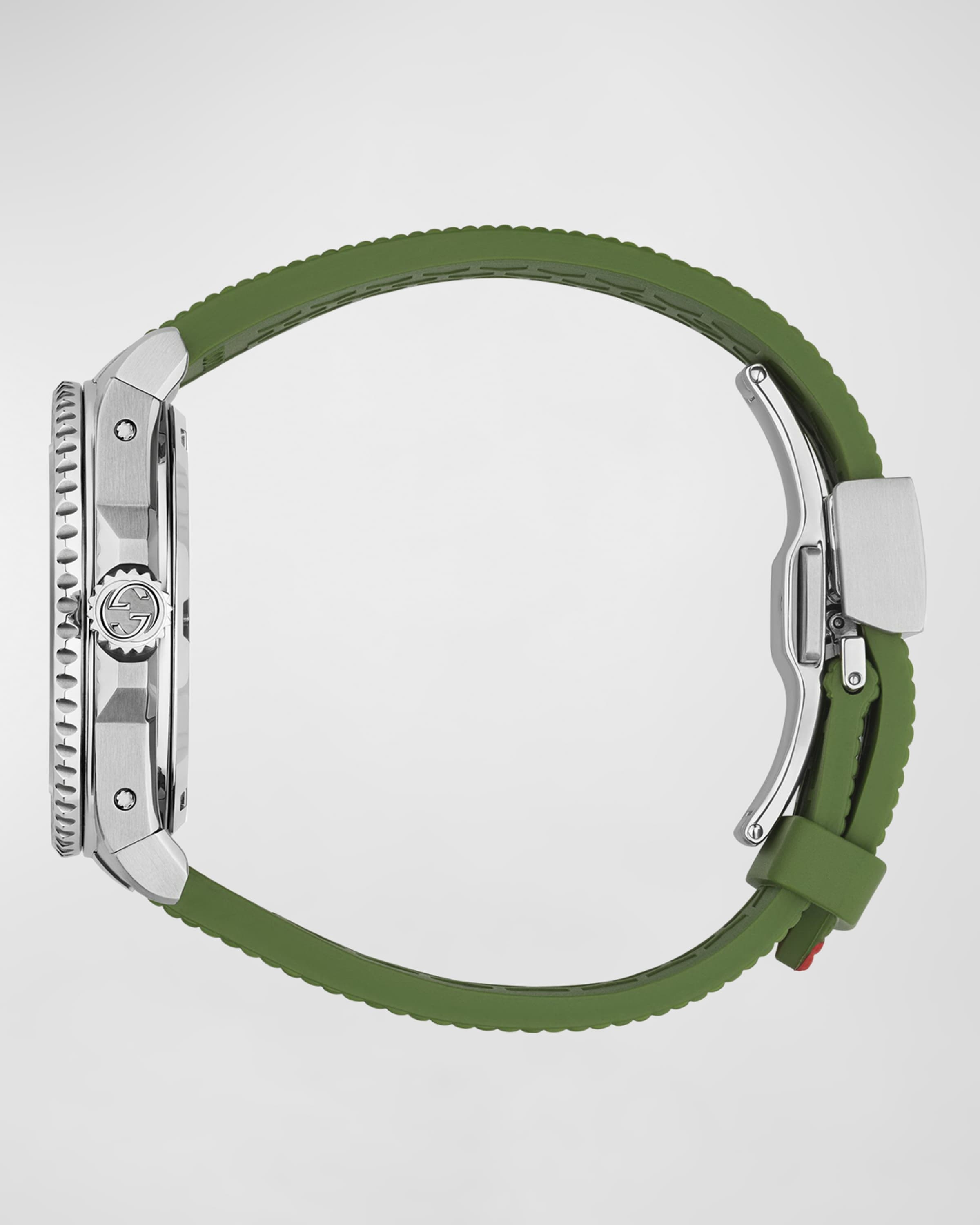 Men's Gucci Dive Rubber Web Strap Watch, 40mm - 3