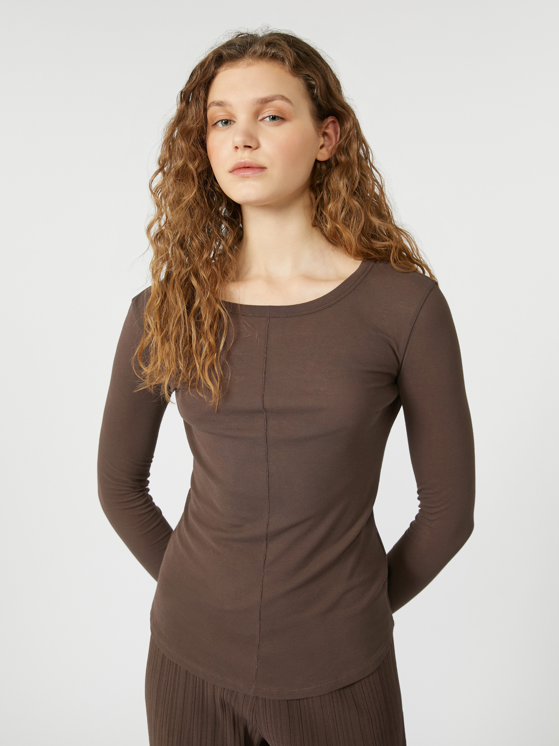 VINCITA Crepe jersey T-shirt - 5