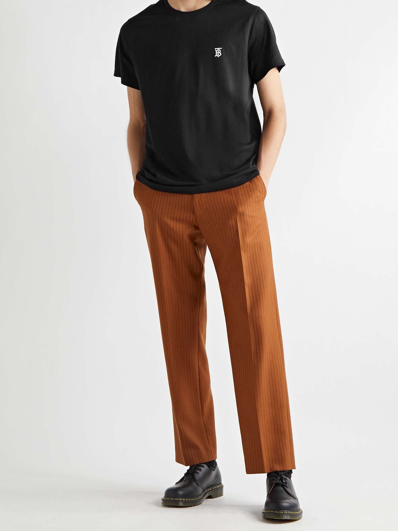 Logo-Embroidered Cotton-Jersey T-Shirt - 2