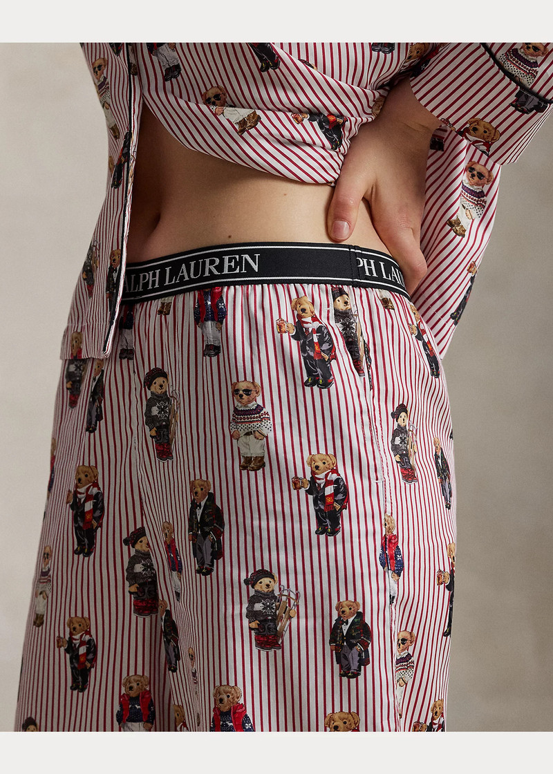 Polo Bear Cotton Sateen Pajama Set 6