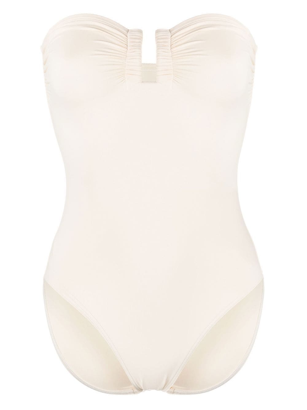 ruched cut-out swimsuit - 1