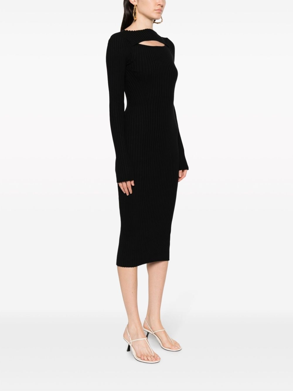 Lora cut-out ribbed dress - 3