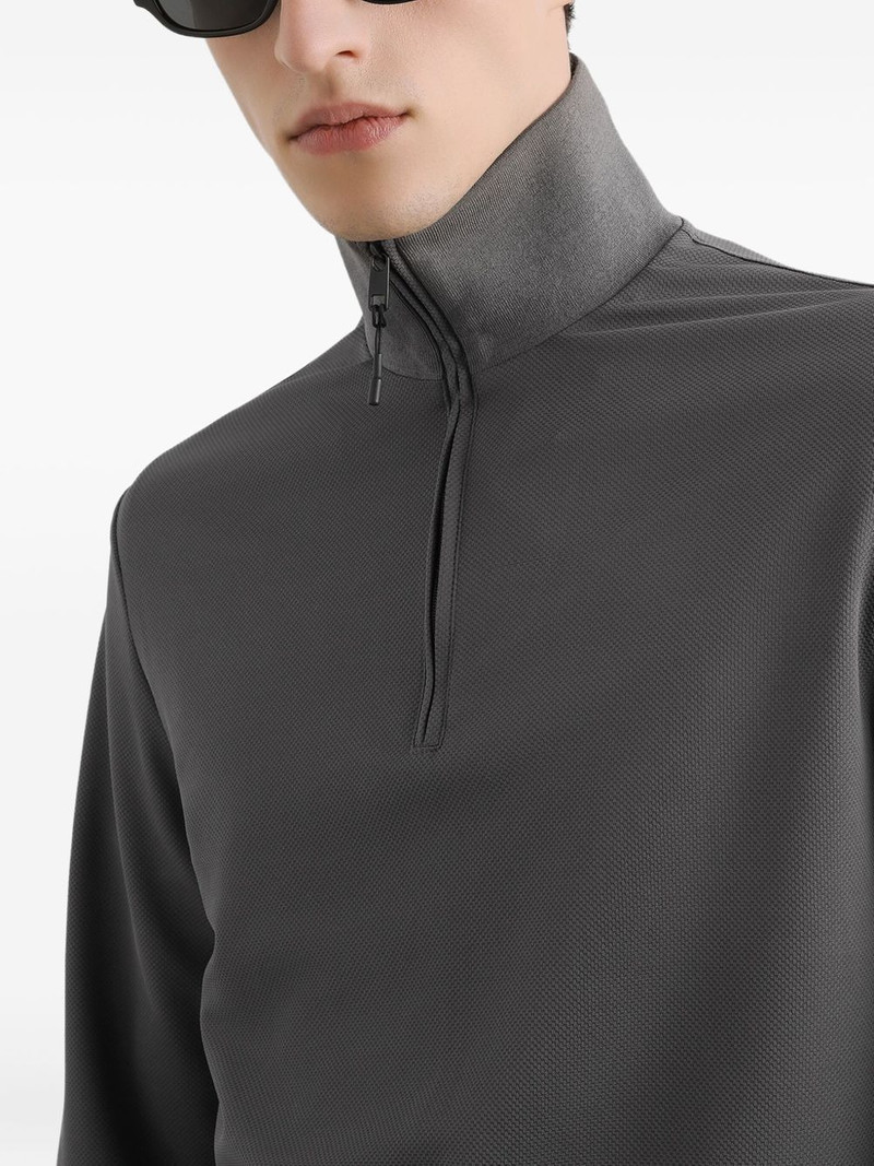 half-zip neck sweatshirt 4