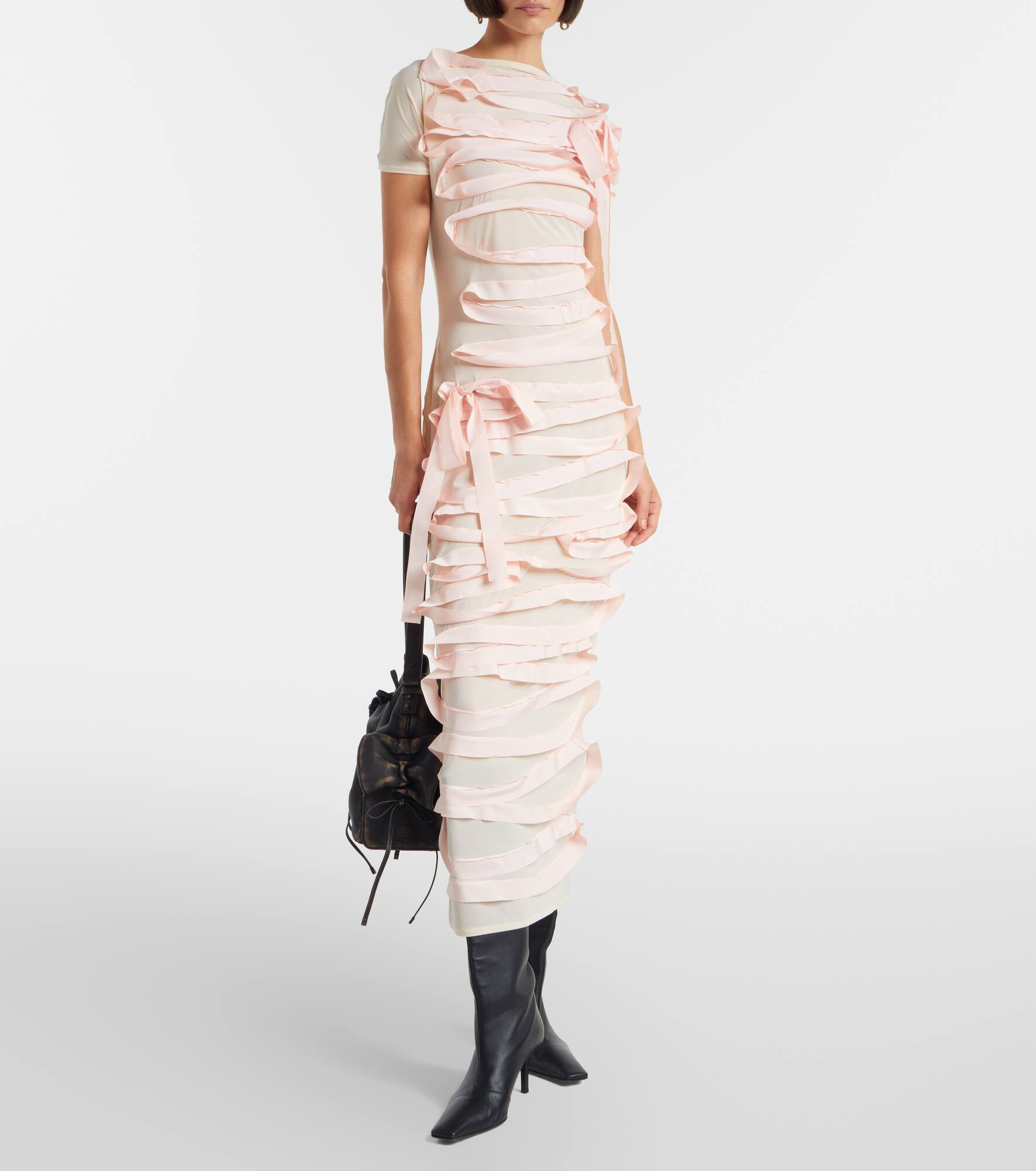 Edriel bow-detail midi dress - 2