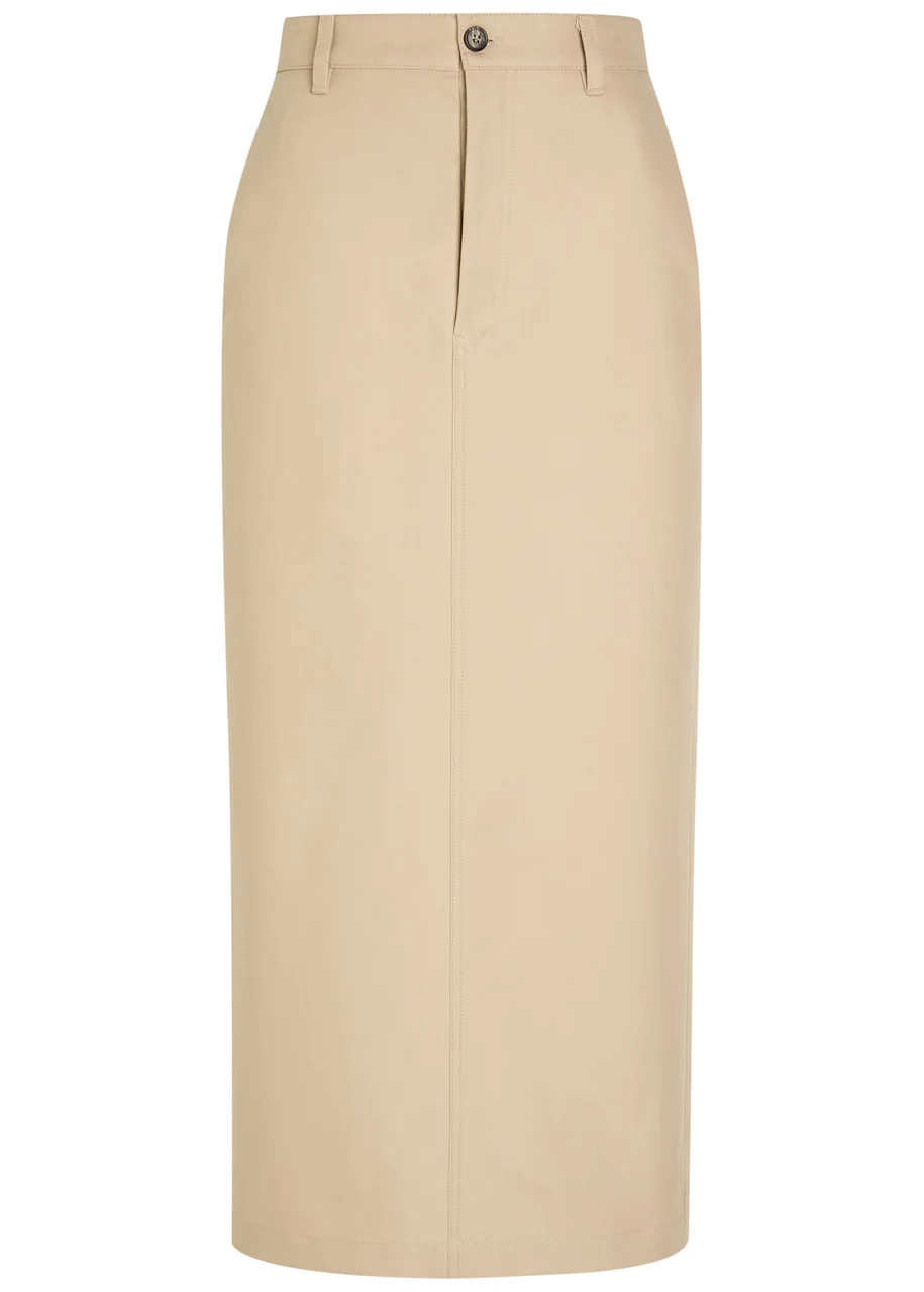 Wardrobe.nyc Twill Midi Skirt - 1