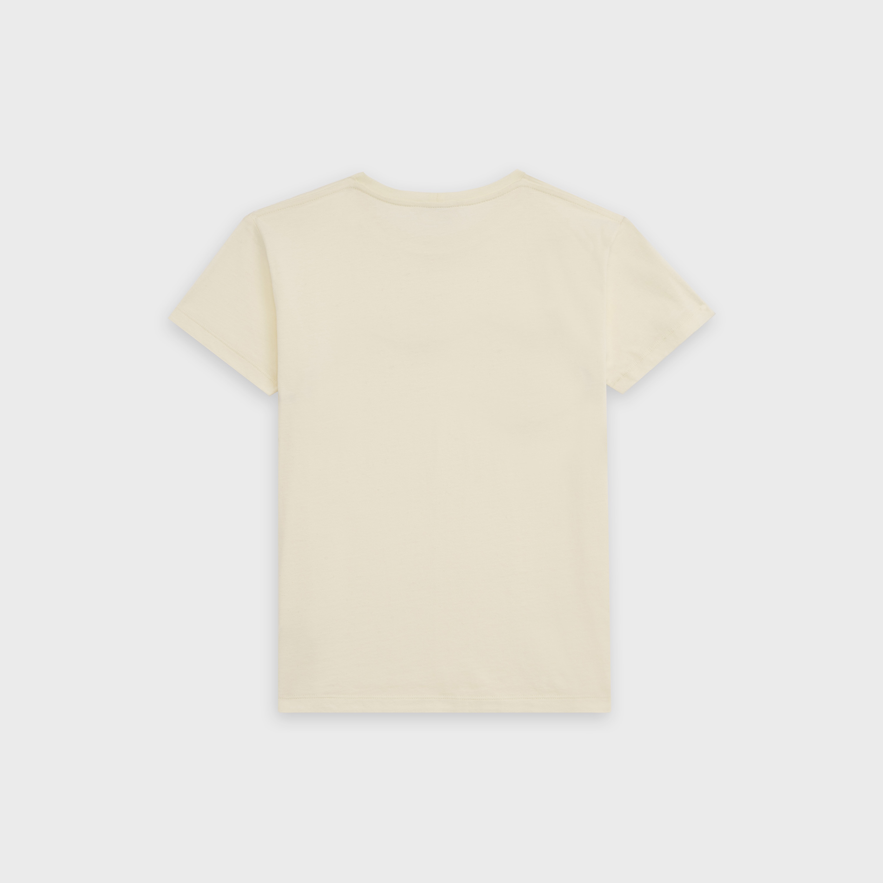 CELINE T-SHIRT IN FLOCKED COTTON - 2