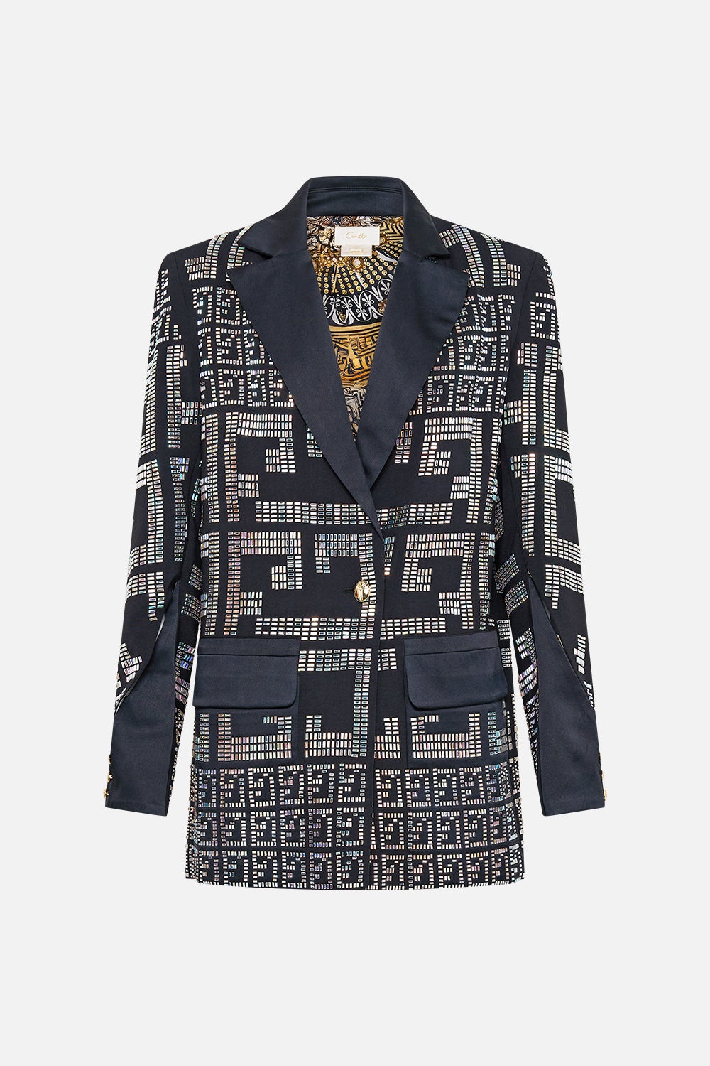JACKET WITH SLEEVE CUT OUT DETAIL - 1