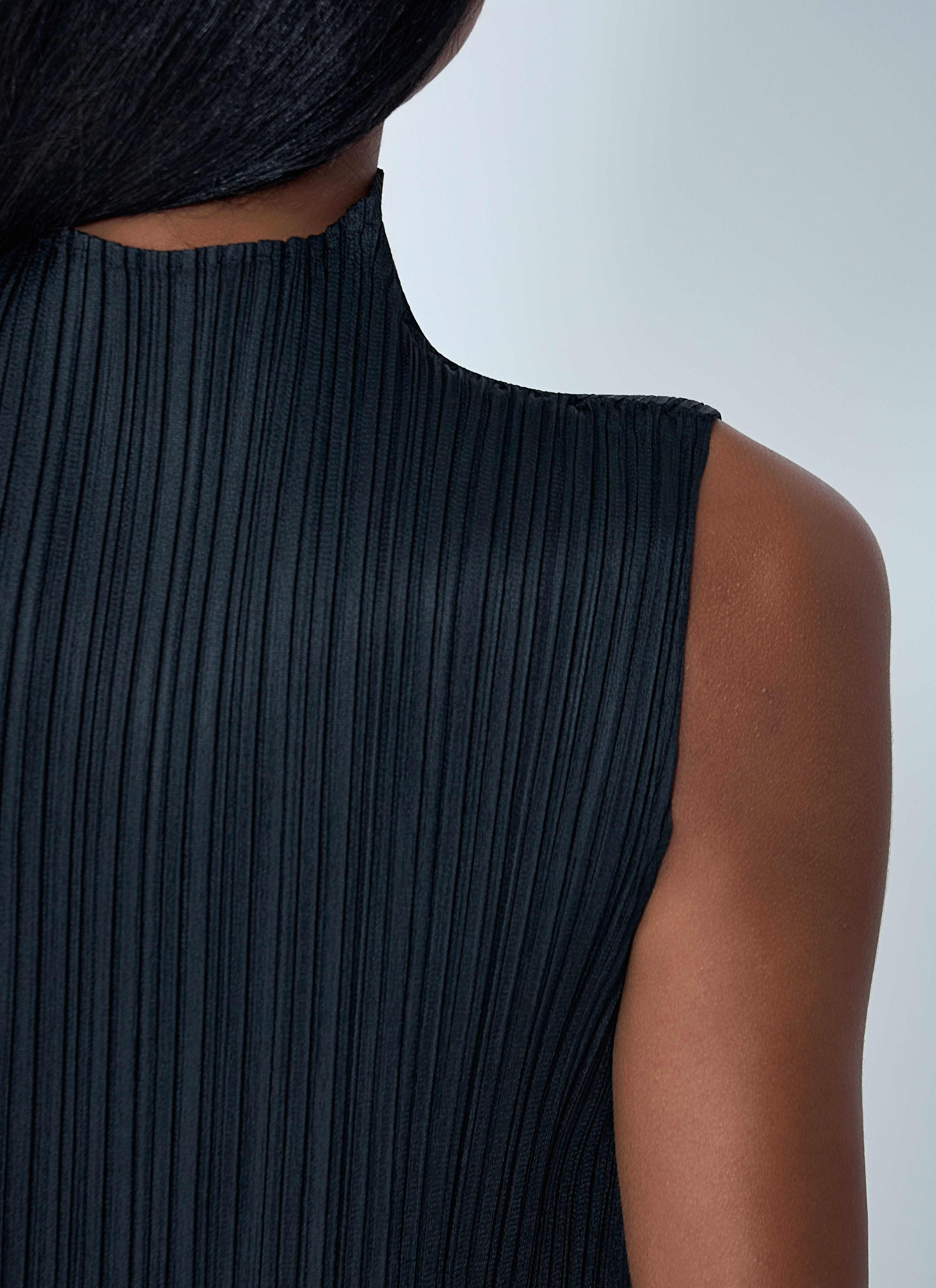 Pleats Please Issey Miyake Women Pleated Wave Tunic Top - 6