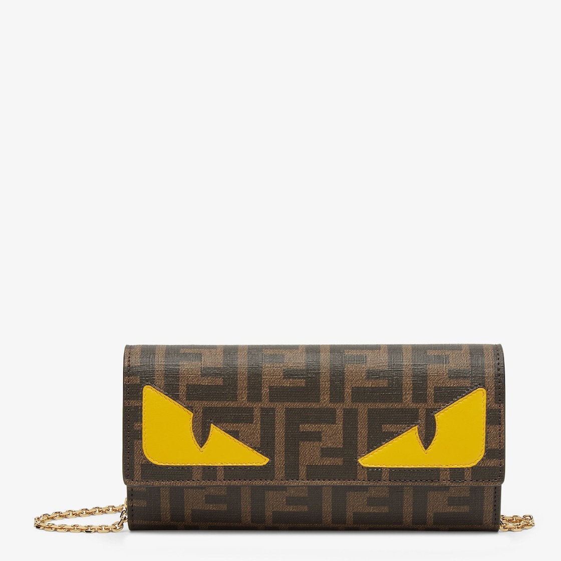 Fendi Continental Wallet With Chain - 1