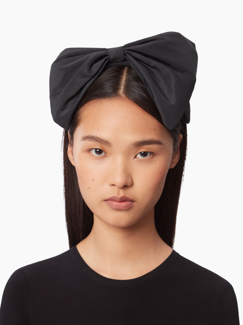 BOW HEADBAND IN TAFFETA 1