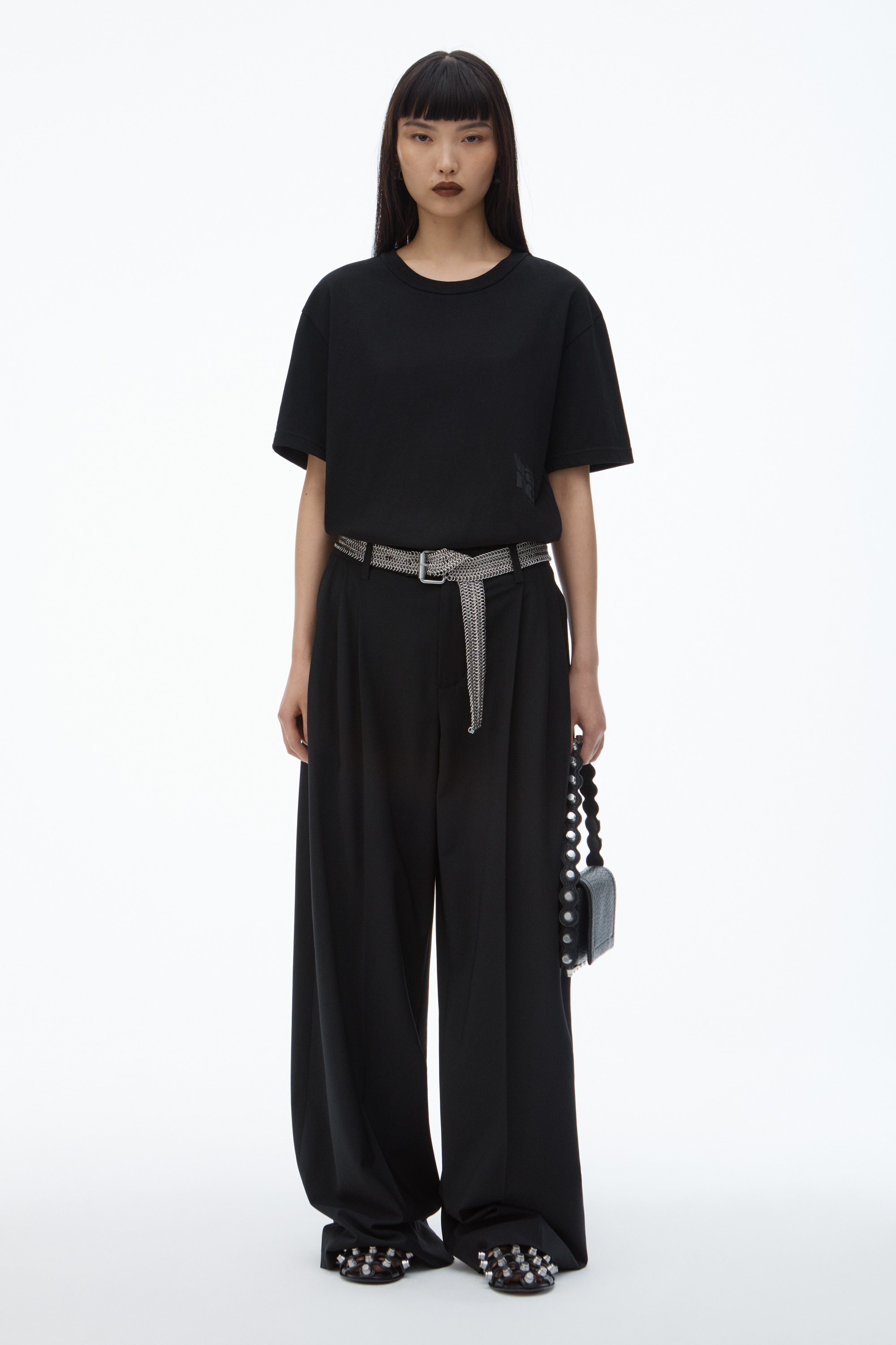 Black Cotton-Jersey Logo Tee - 6