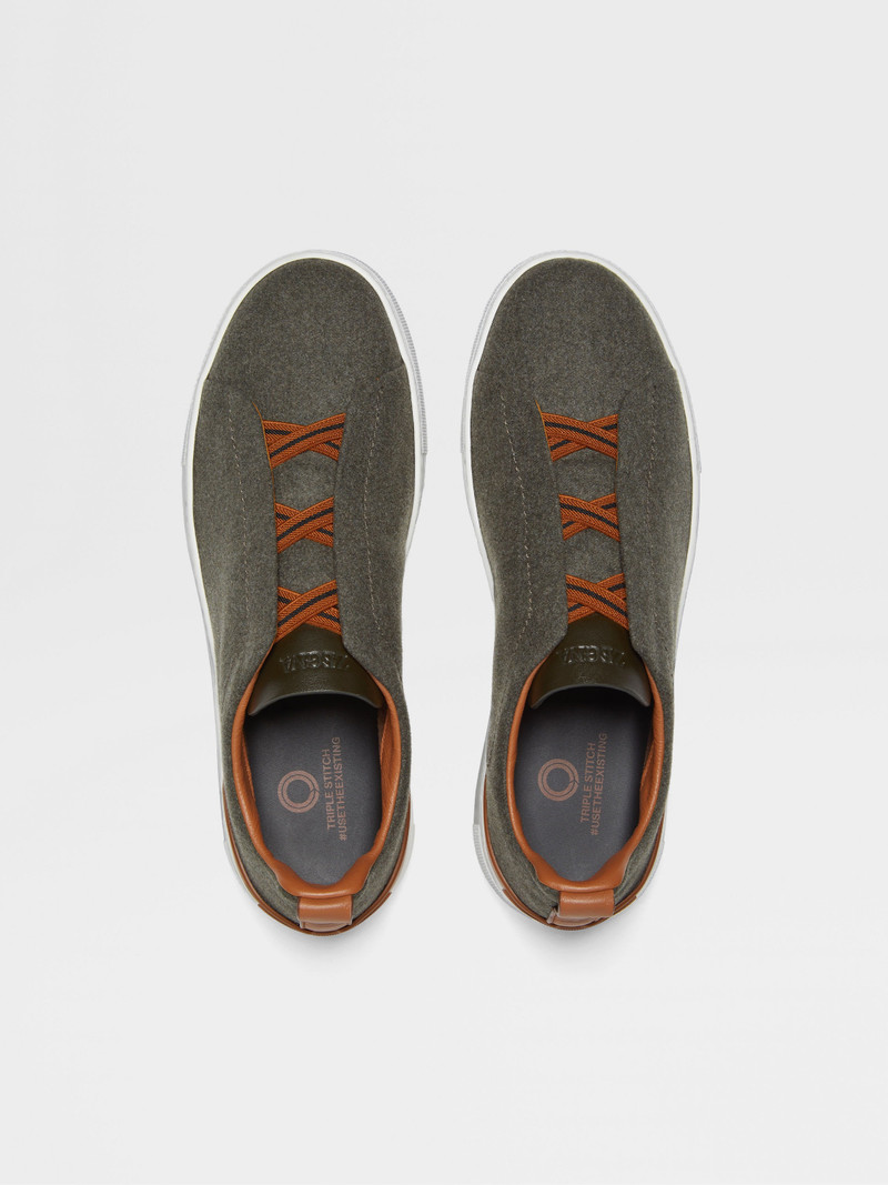 GREEN #USETHEEXISTING™ TRIPLE STITCH™ SNEAKERS 3