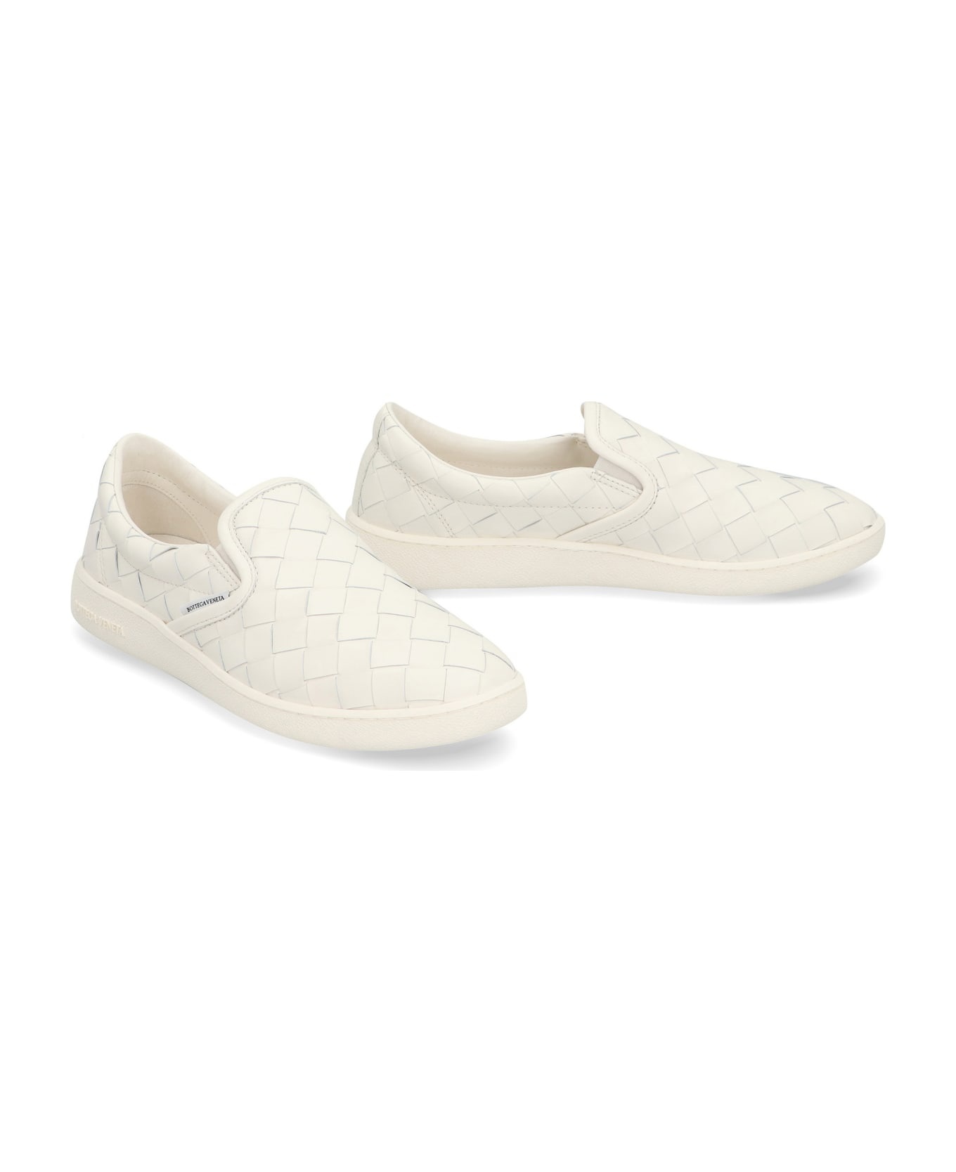 Slip-on Leather Sneakers - 3