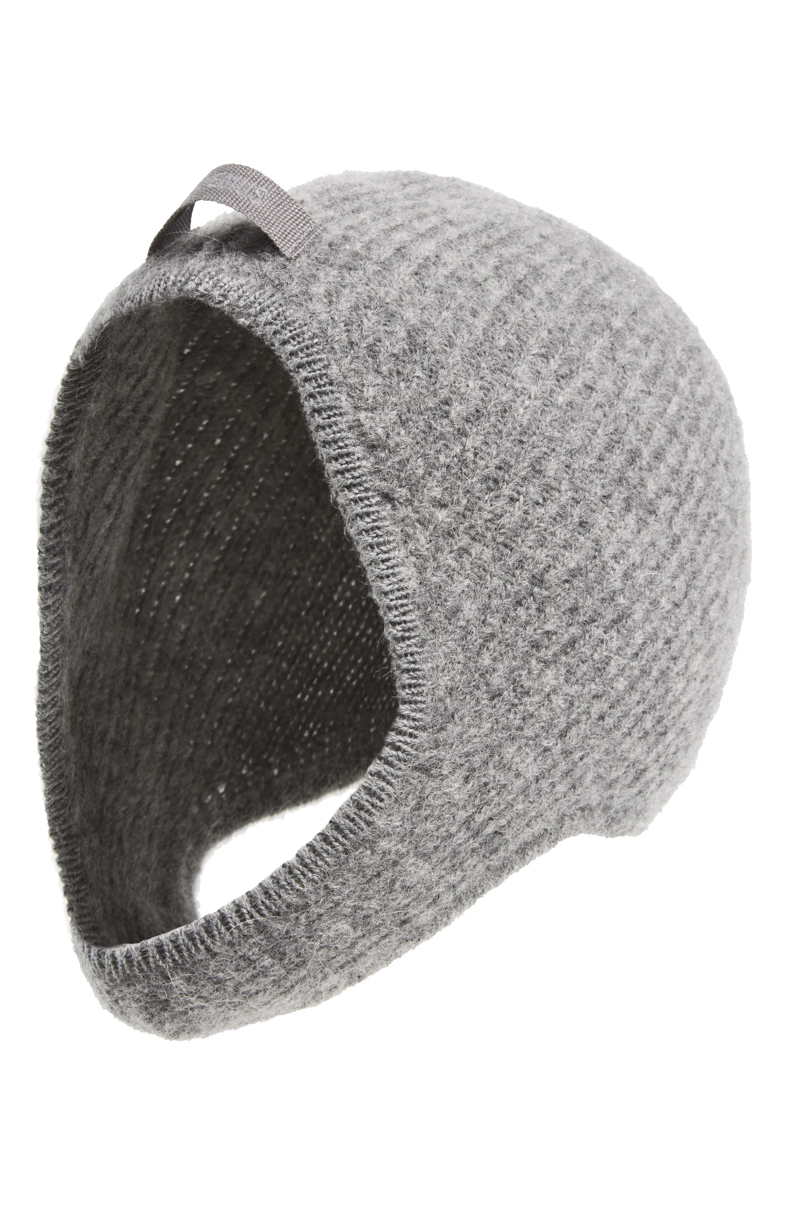 Jacquemus La Capuche Grosgrain Alpaca & Wool Blend Hood in Dark Grey at Nordstrom - 1