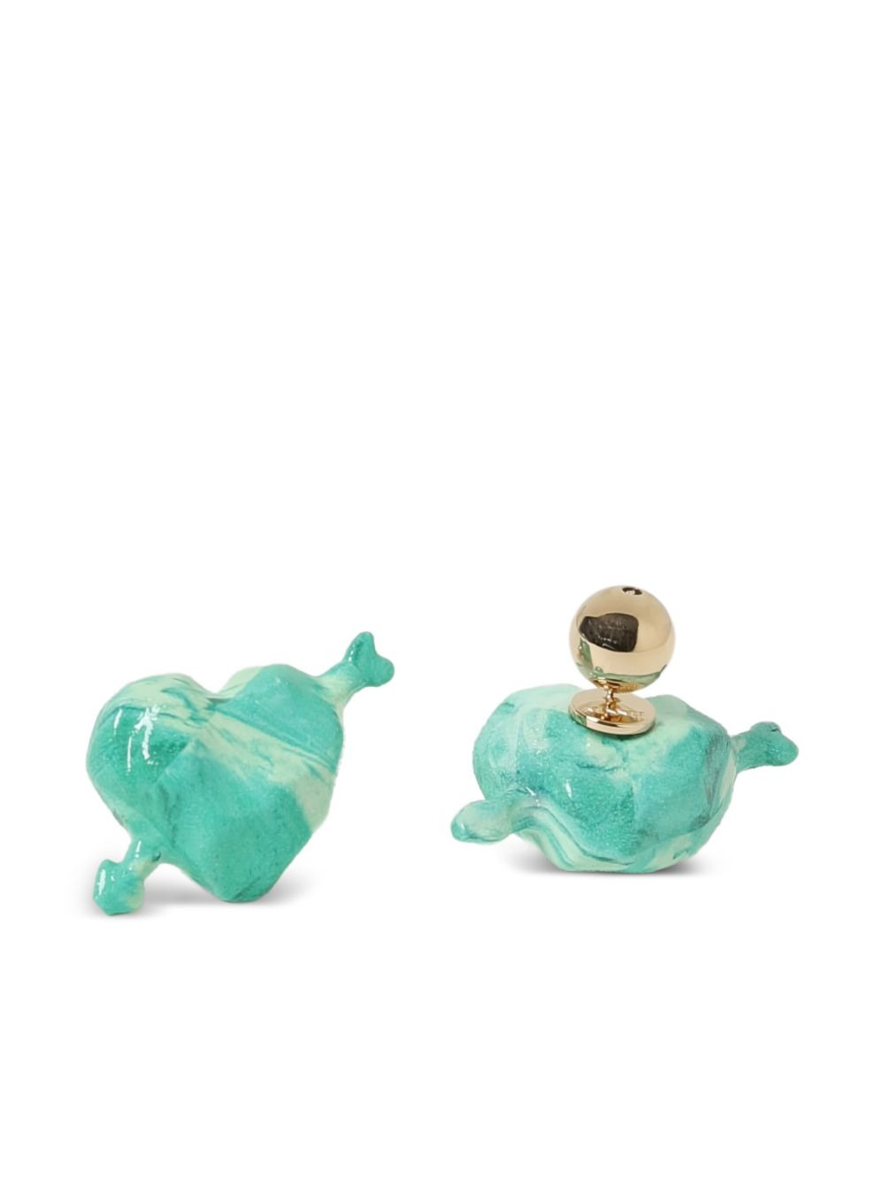 heart-shaped earrings - 2