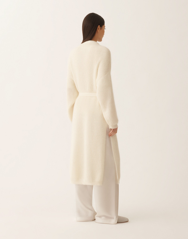 Mohair maxi cardigan with sequins 4