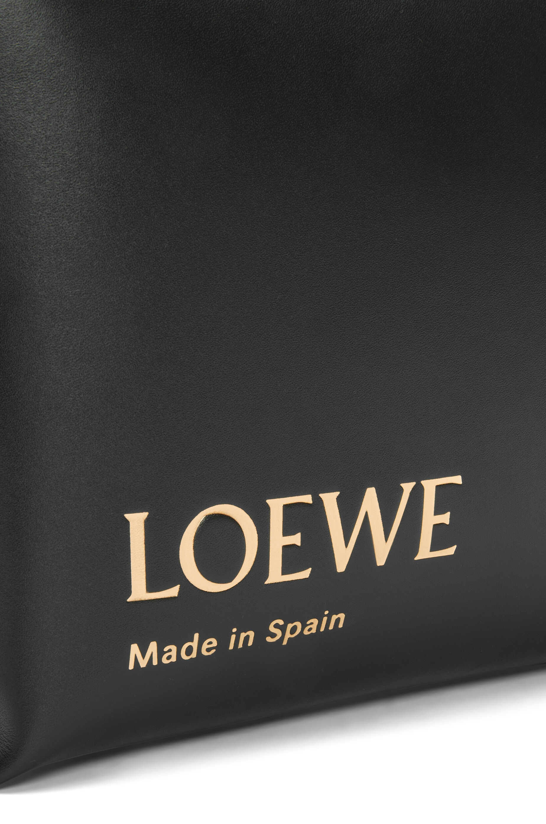 Embossed LOEWE T Pouch in shiny nappa calfskin - 5