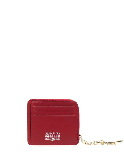 Maison Margiela keychain leather wallet outlook