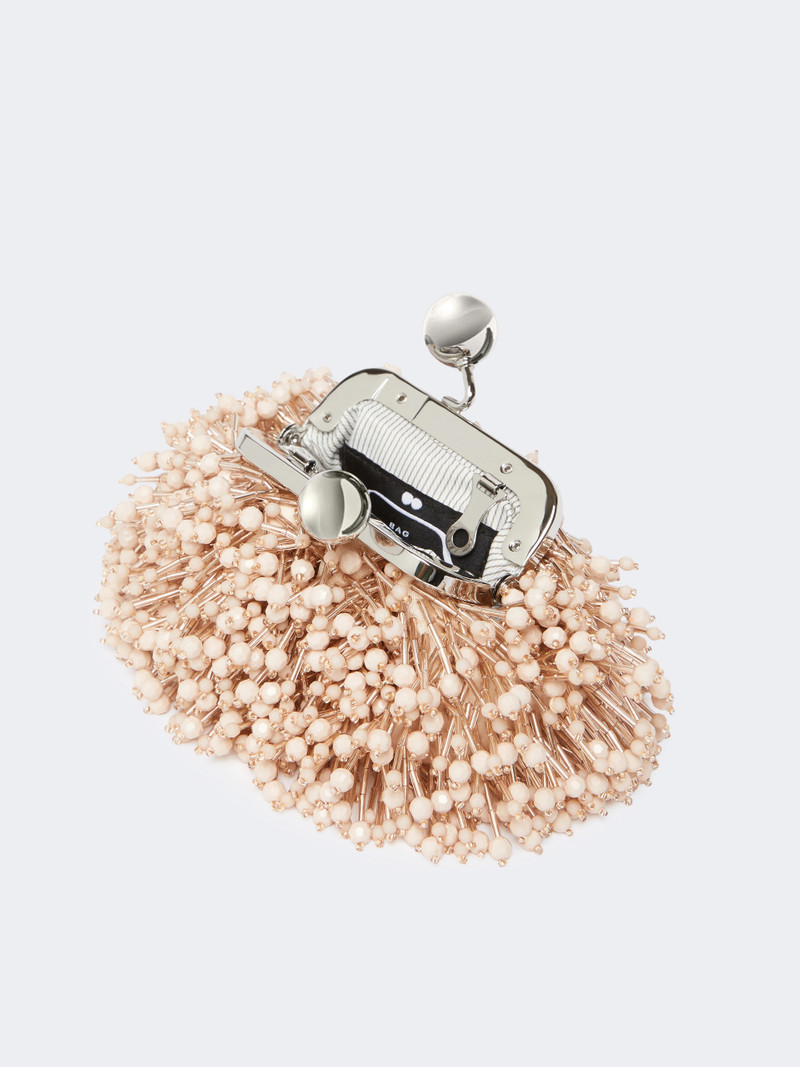 Satin and sequin Nano Pasticcino Bag - POWDER 5