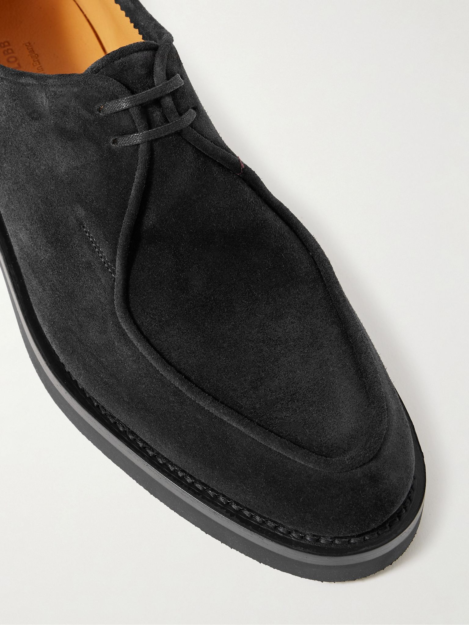Ted Suede Derby Shoes Black - 5