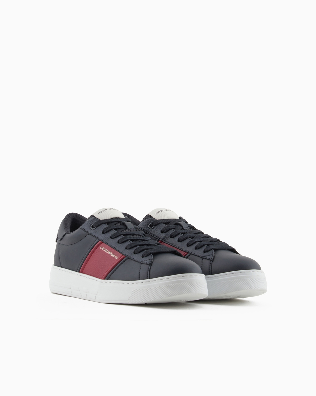 Leather sneakers with logo detail - 2