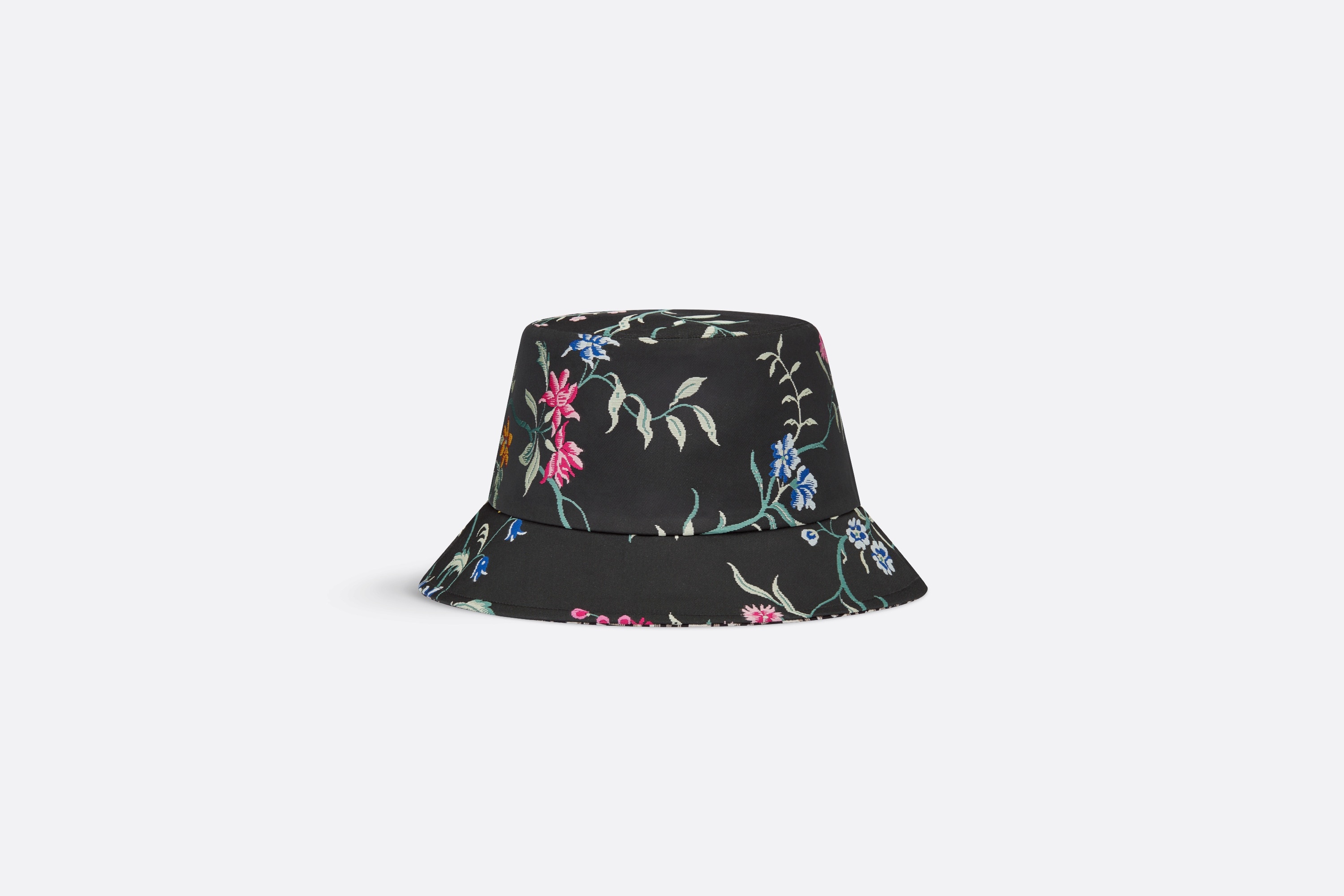 Teddy-D Dior Petites Fleurs Reversible Small Brim Bucket Hat - 7