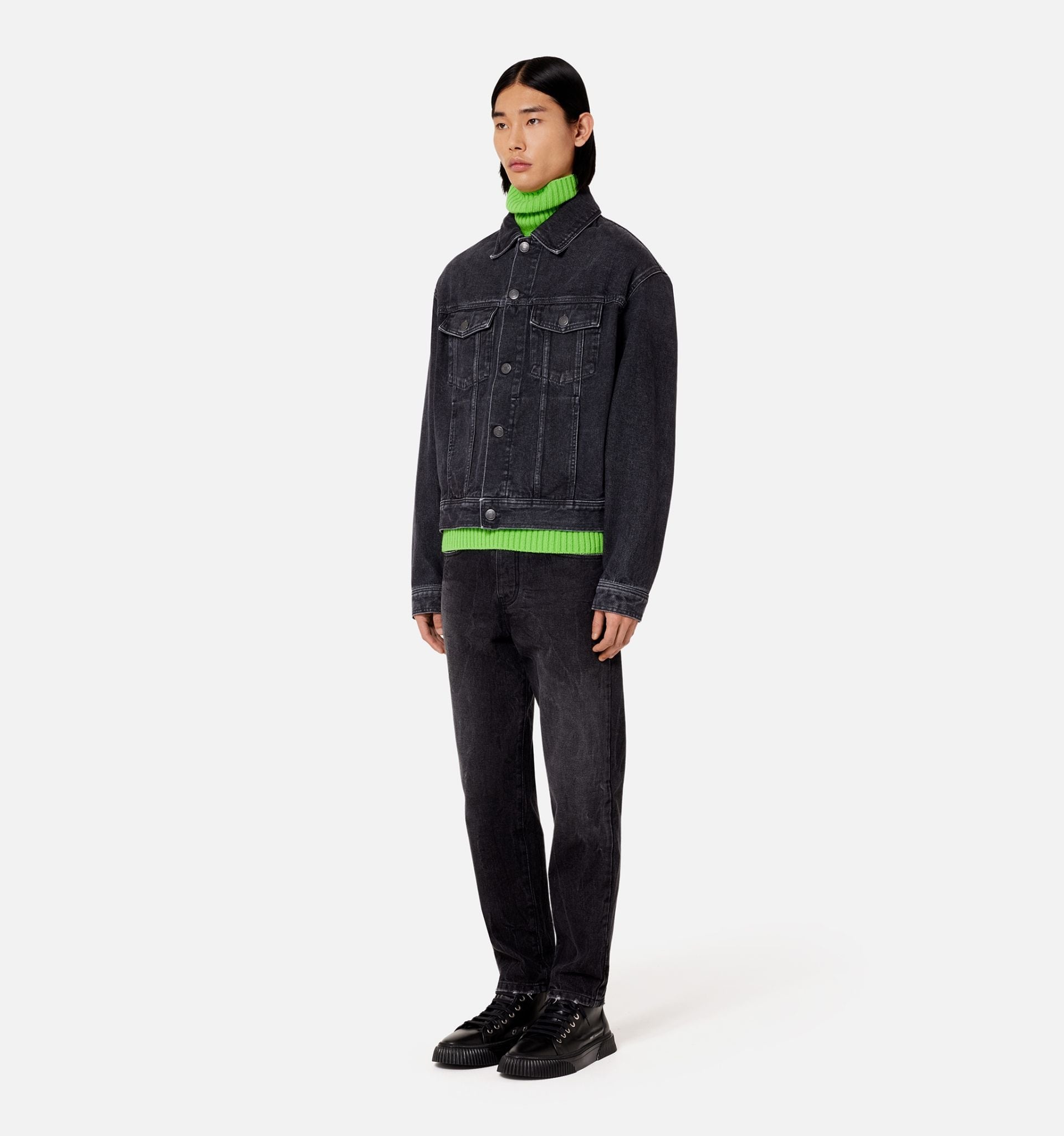 Boxy Fit Denim Jacket - 3
