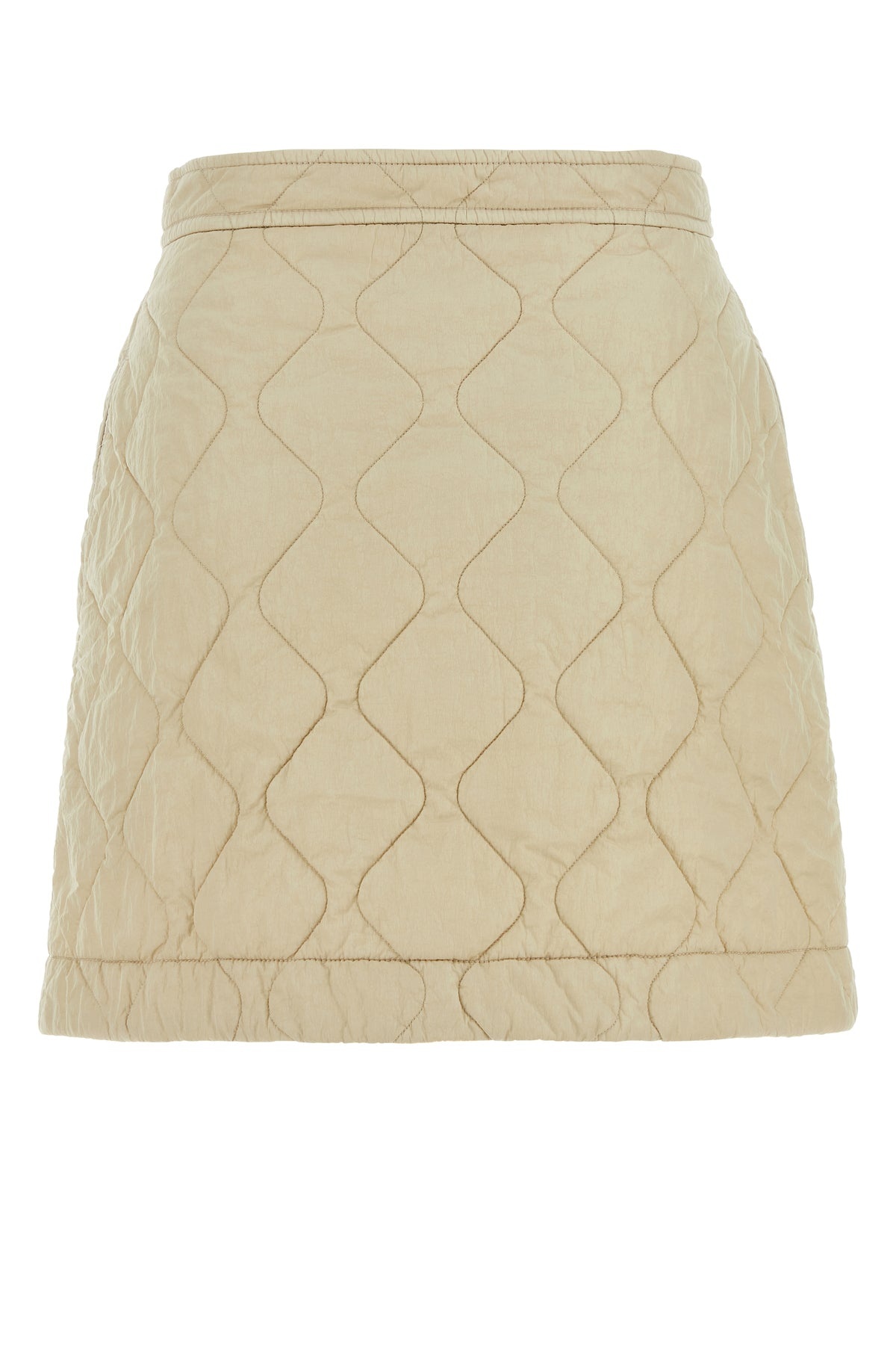 Sand nylon mini skirt - 2