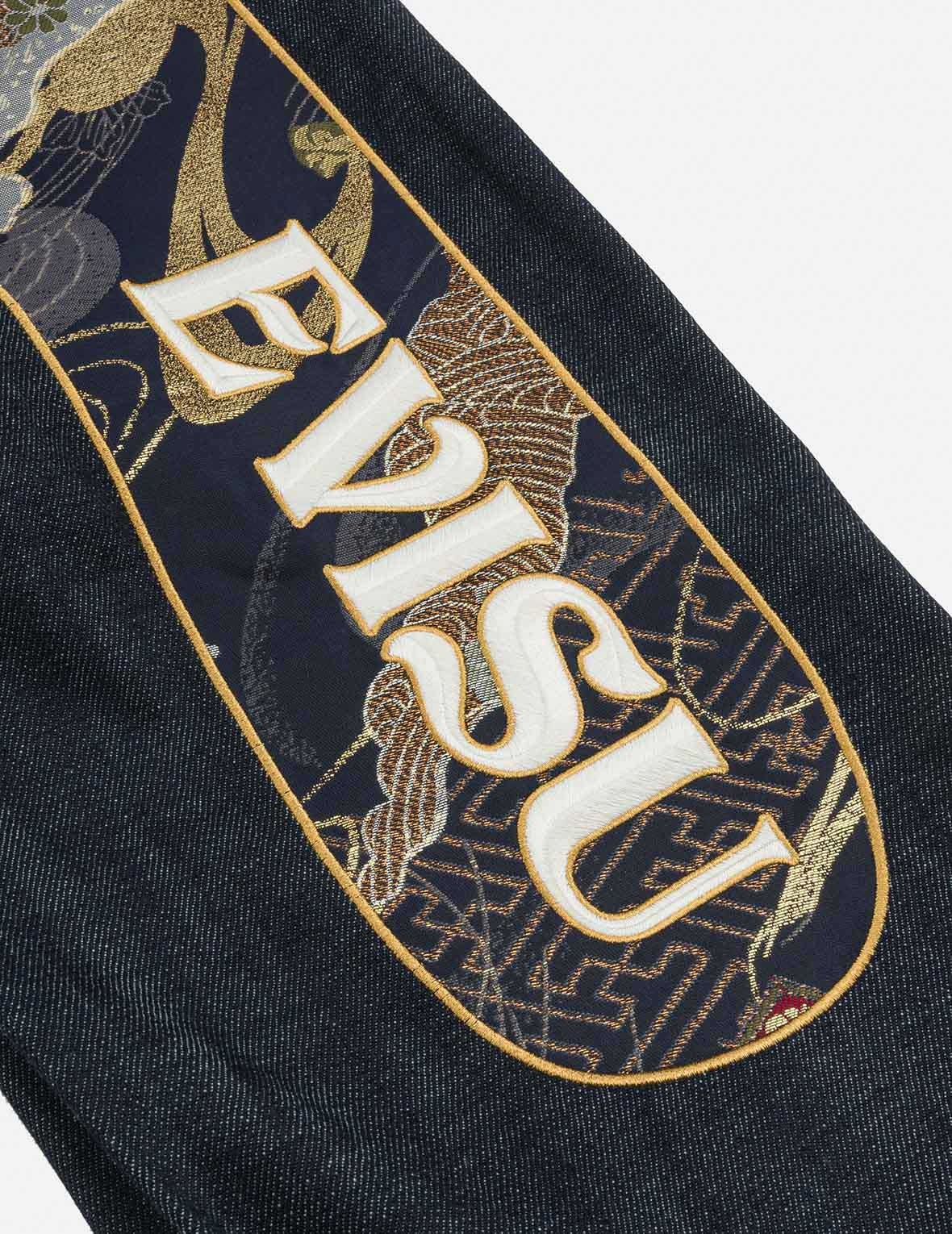 Brocade Daicock Appliqué Relax Straight Fit Jeans #2030 - 9