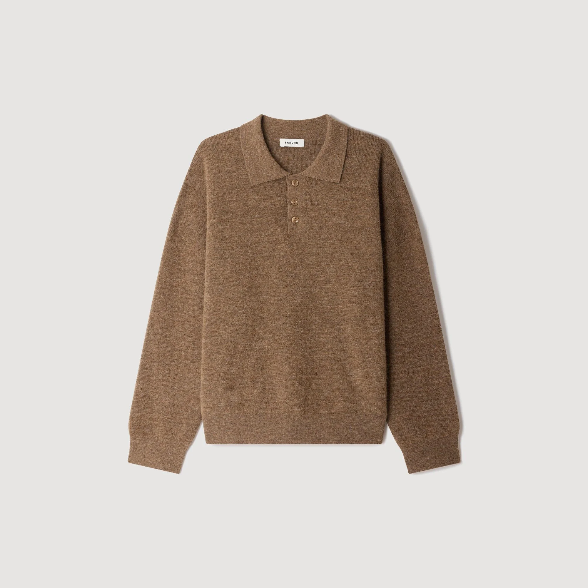 ALPACA POLO SWEATER - 1