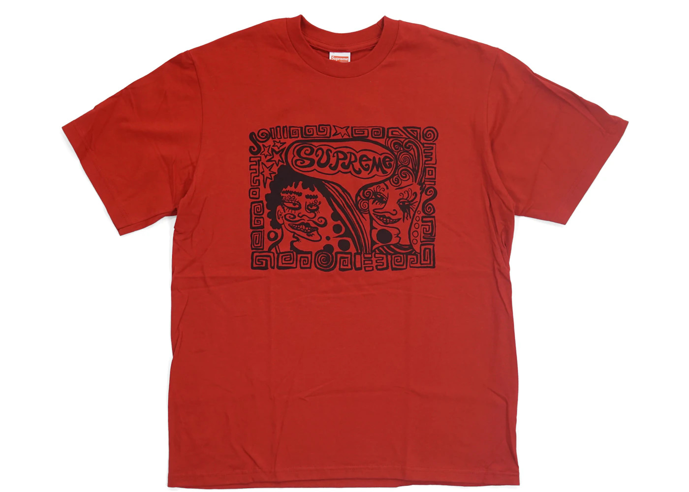 Supreme Faces Tee Red - 1