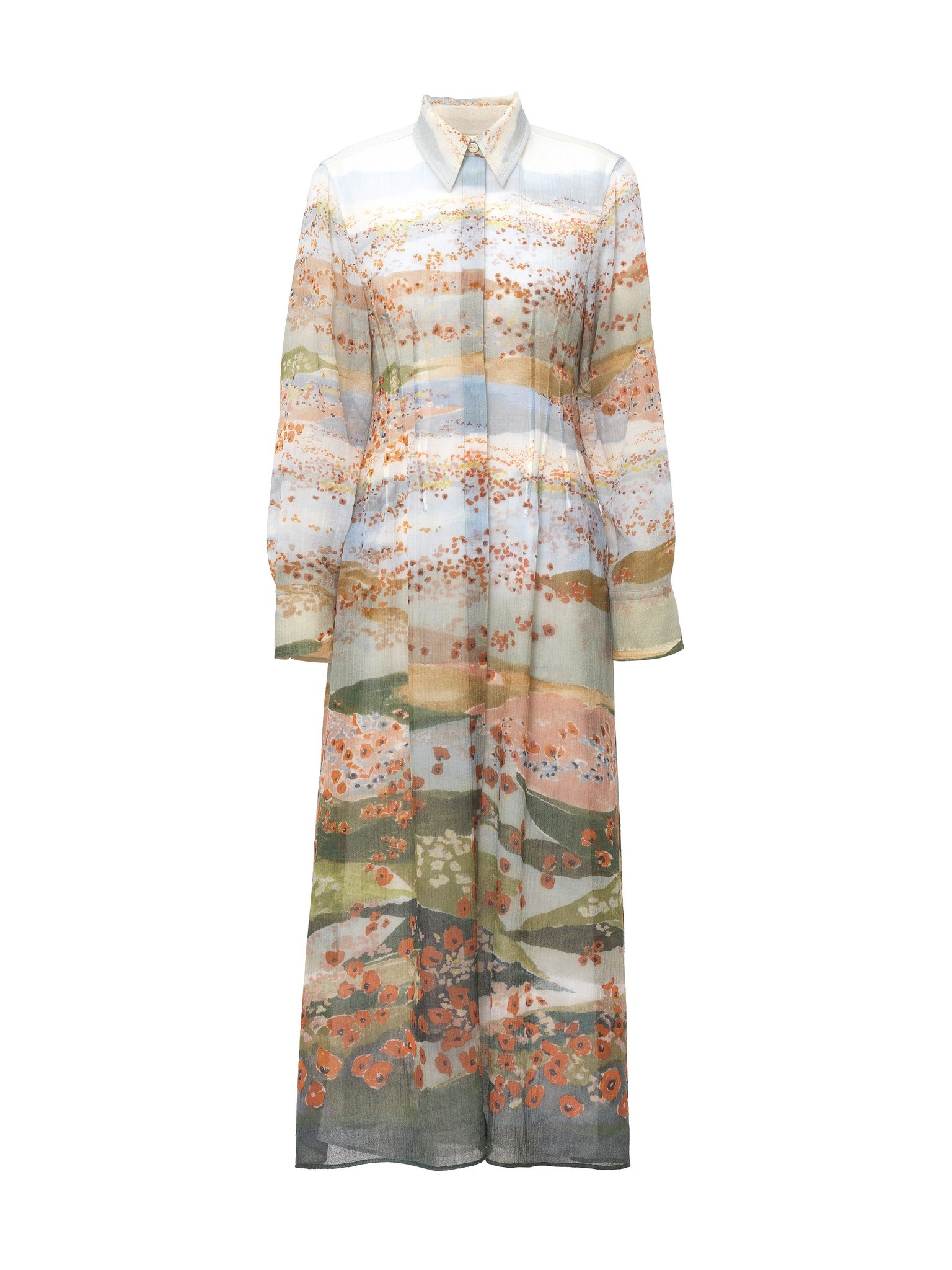 LONG SHIRT DRESS - 1