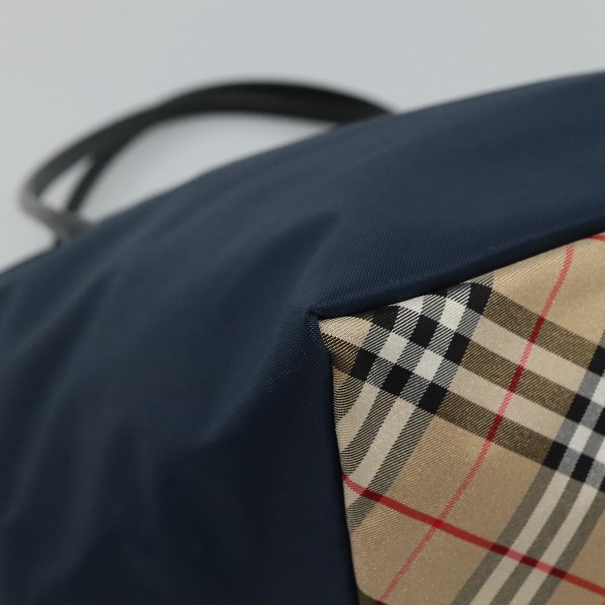 Burberry Blue Label Tote Bag Nylon Navy - 16