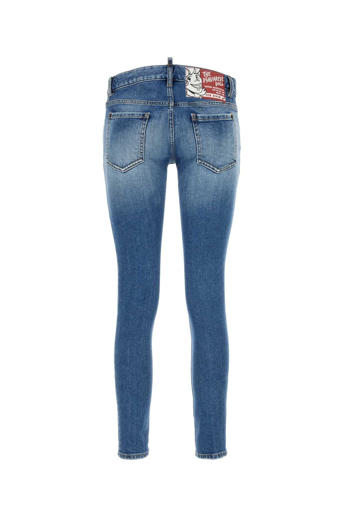 Dsquared Women Stretch Denim Jennifer Jeans - 2