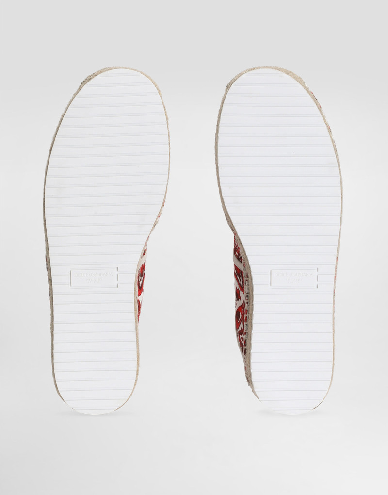 Majolica-print canvas espadrilles 5
