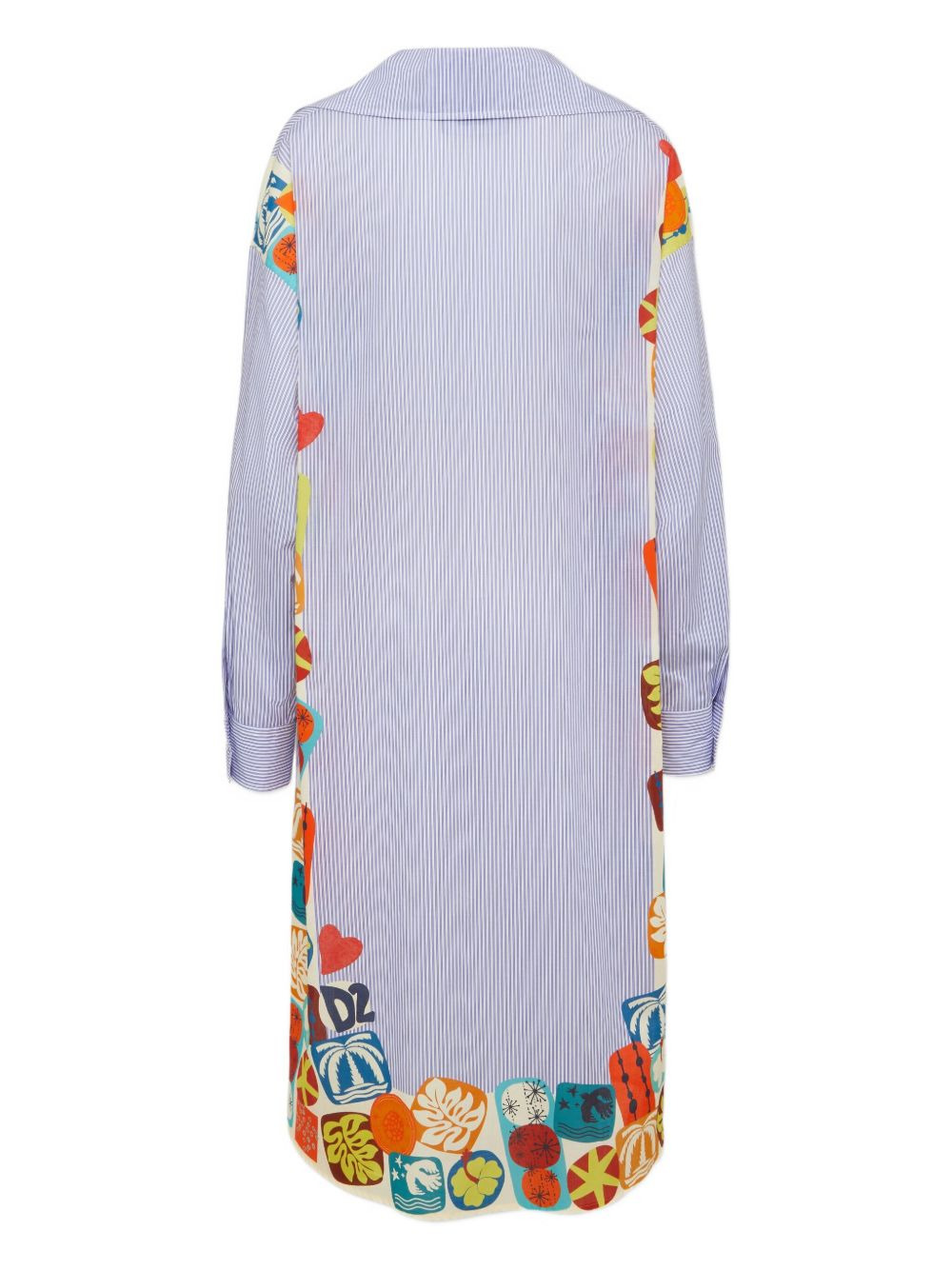 cotton midi dress - 2