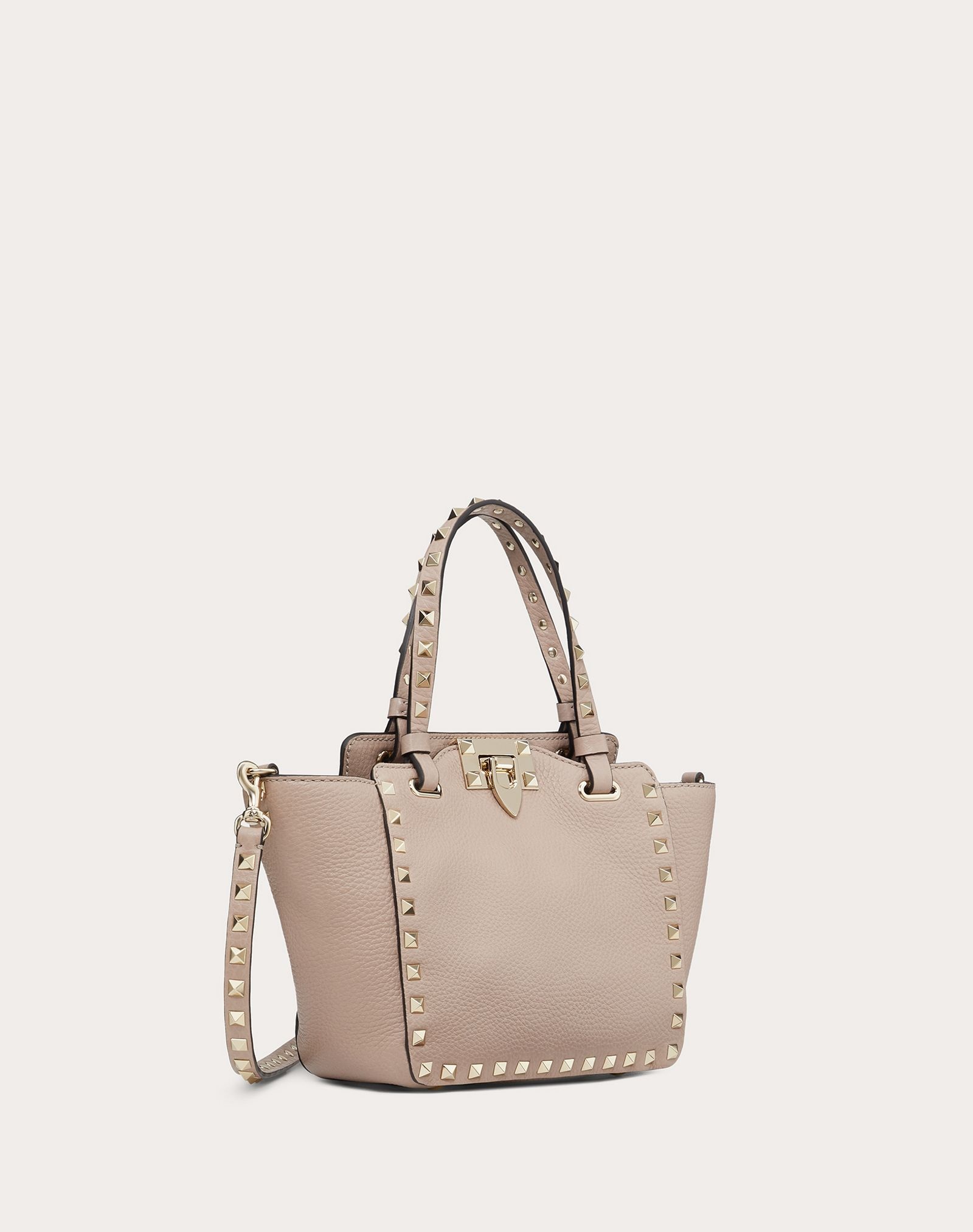 Mini Rockstud Grainy Calfskin Bag - 2