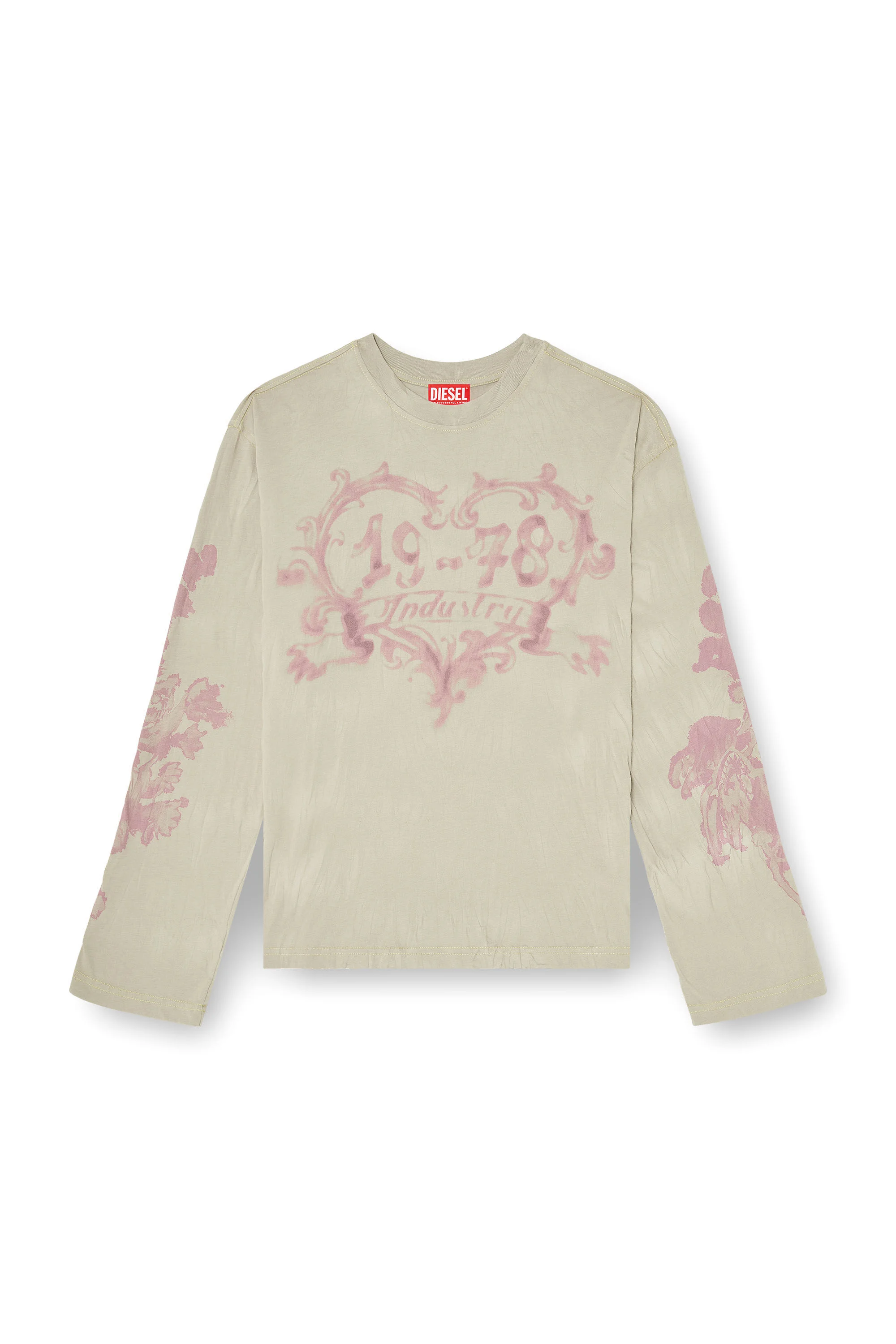 COTTON LONG-SLEEVE T-SHIRT WITH GRAPHIC PRINT - 1