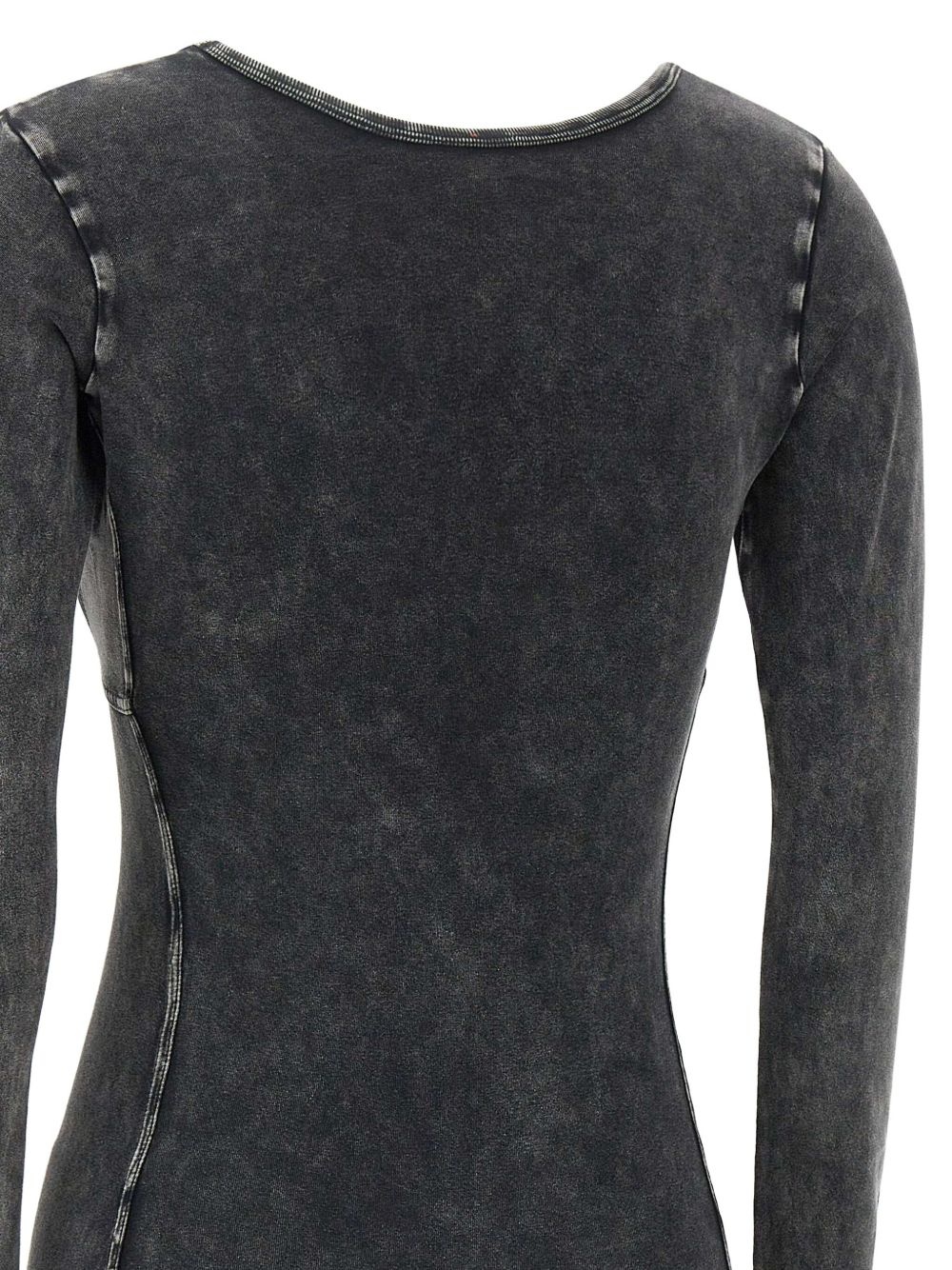 jersey long-sleeve playsuit - 5