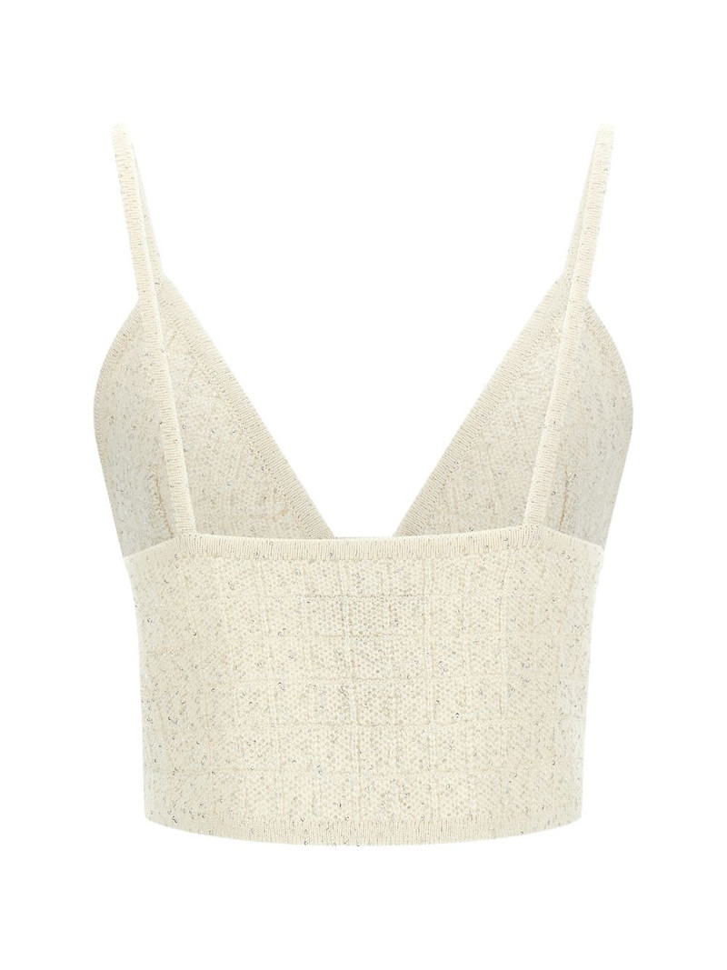 Alessandra Rich V-neck tank top outlook