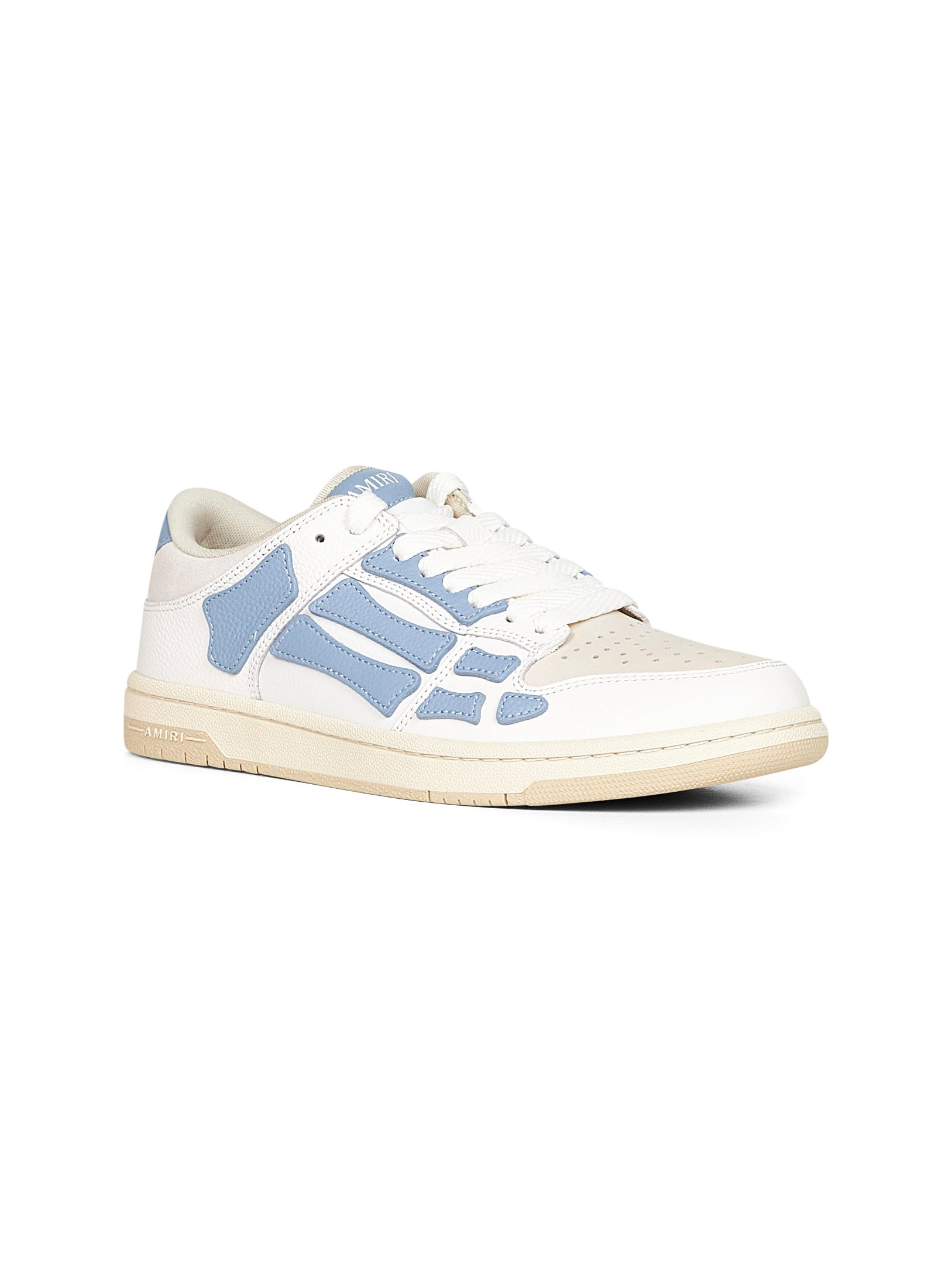 Amiri Men Leather Skel Top Low Sneakers - 2