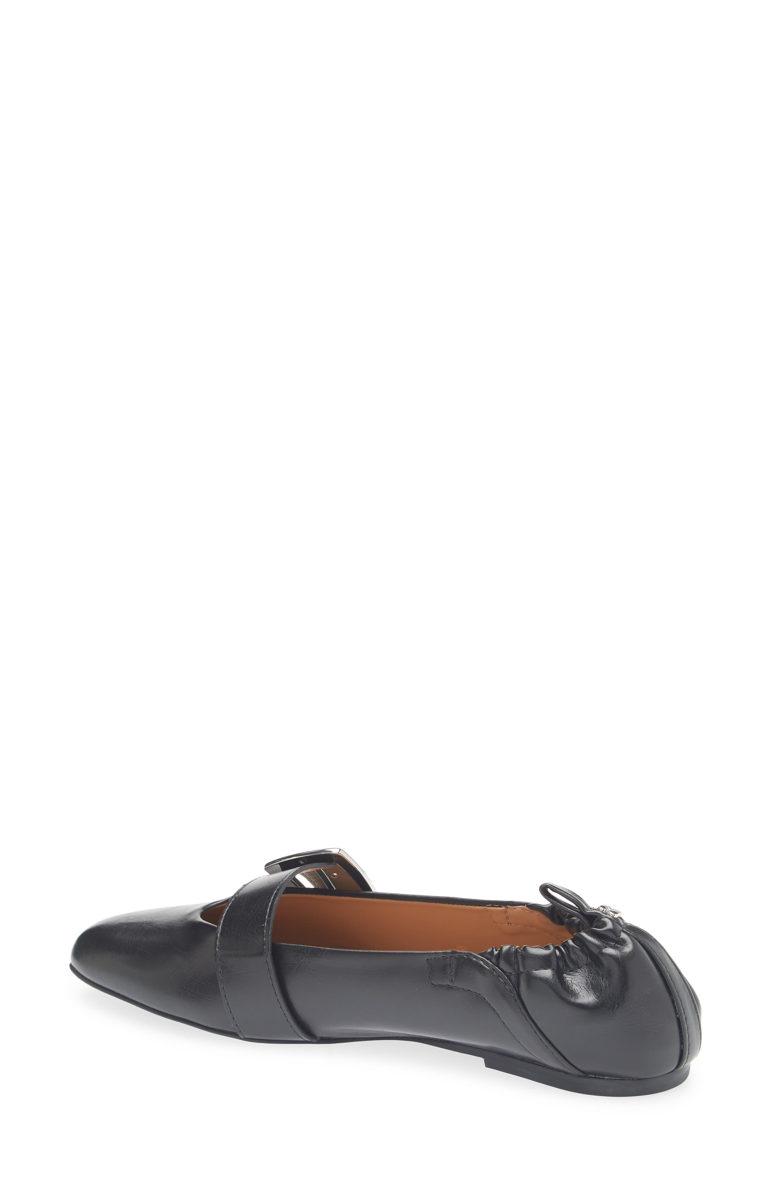 Ganni Mary Jane Ballet Flat in Black at Nordstrom - 2