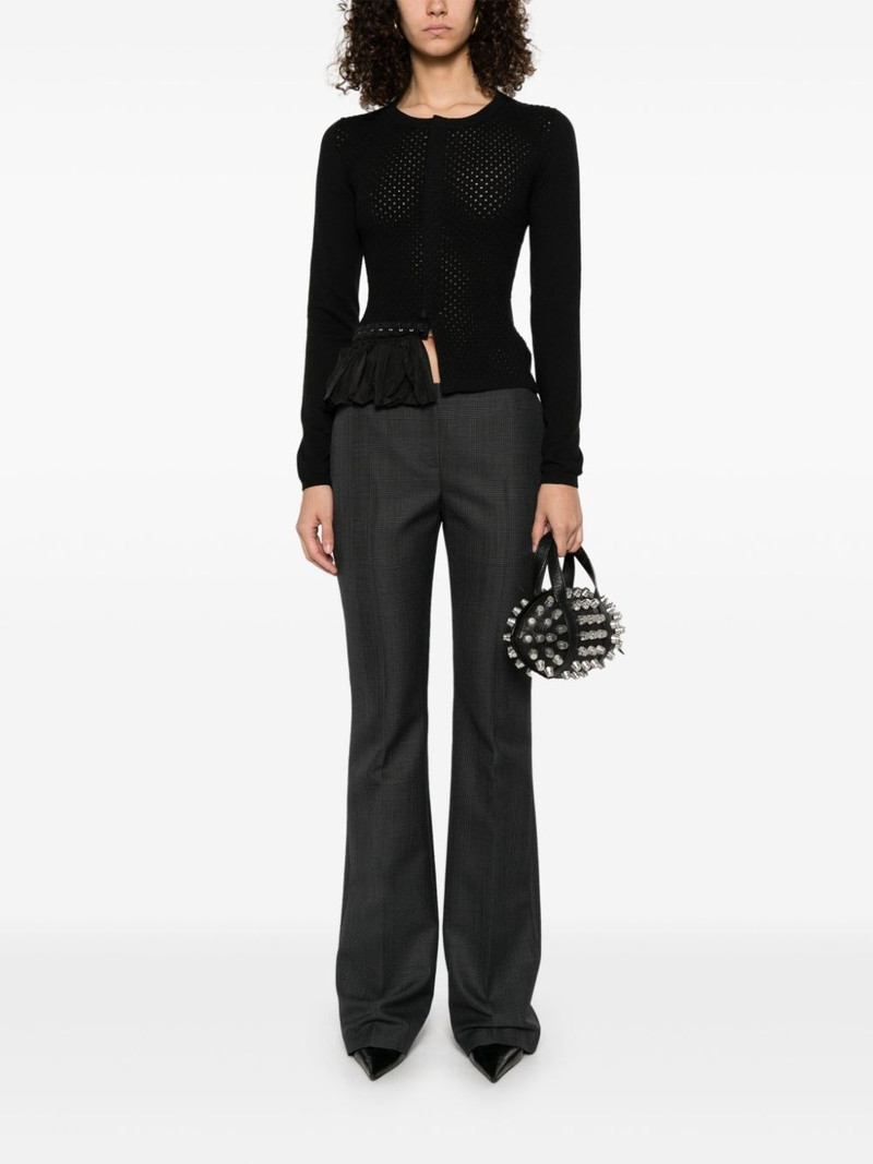 MM6 Maison Margiela pointelle-knit cardigan outlook