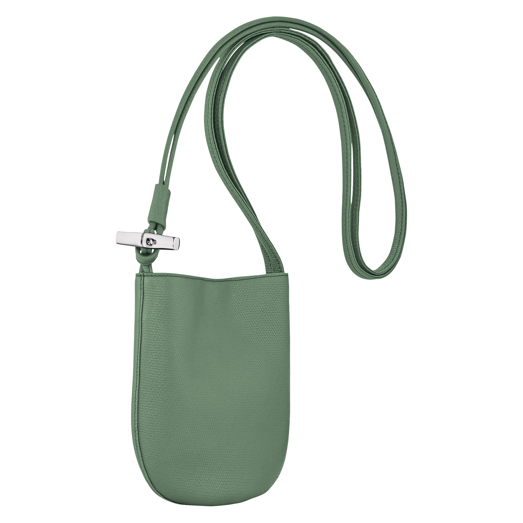 Le Roseau S Crossbody bag Oregano - Leather - 3