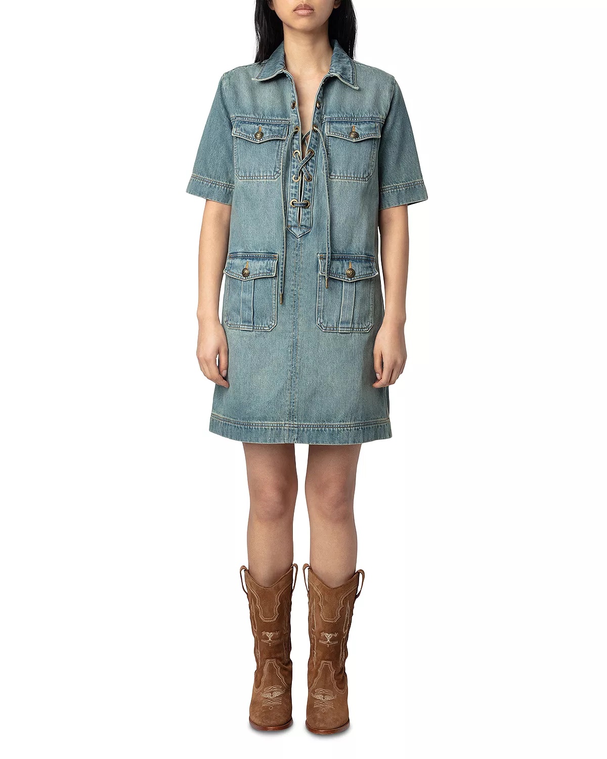 Record Denim Dress - 2