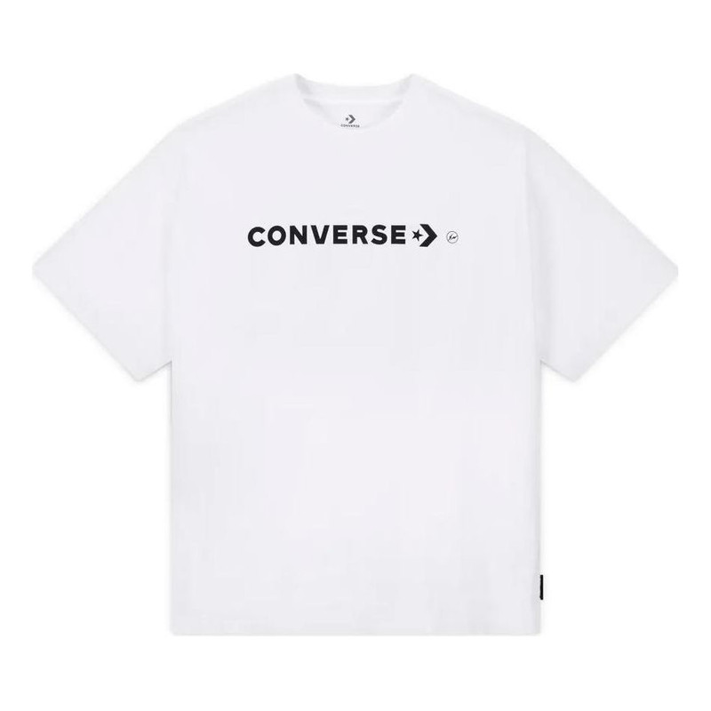 Converse x Fragment FRGMT Logo T-Shirt 'White' 10025970-A01 - 1