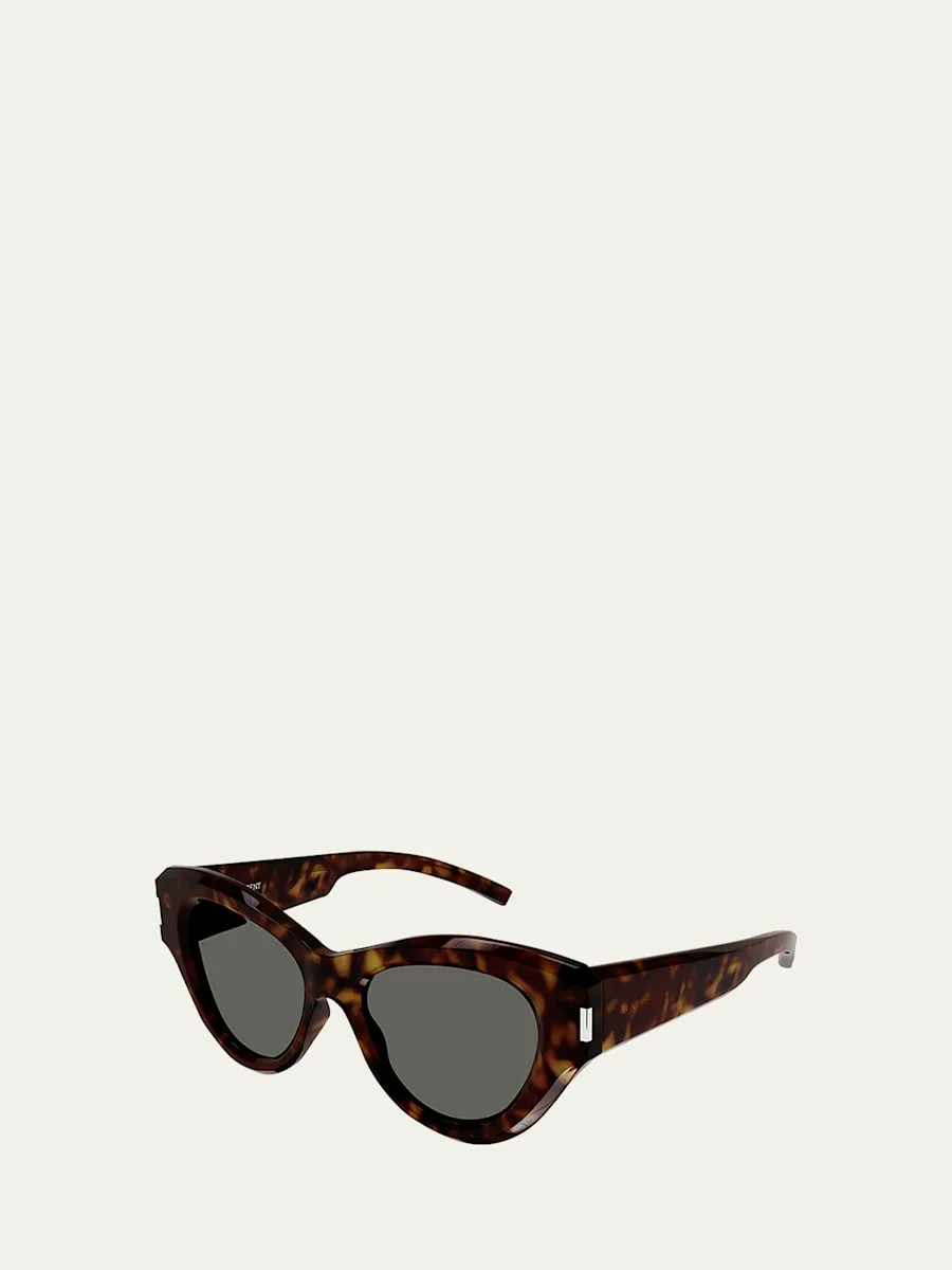 Thick Acetate Cat-Eye Sunglasses - 1