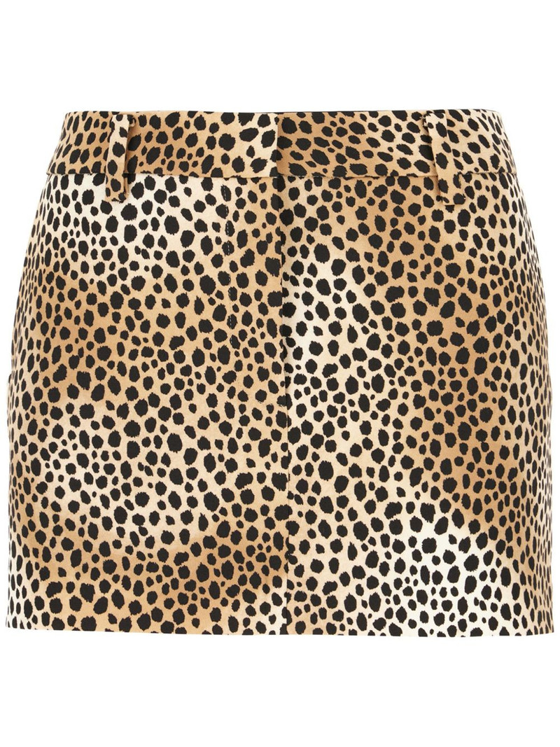 leopard-print skirt 1